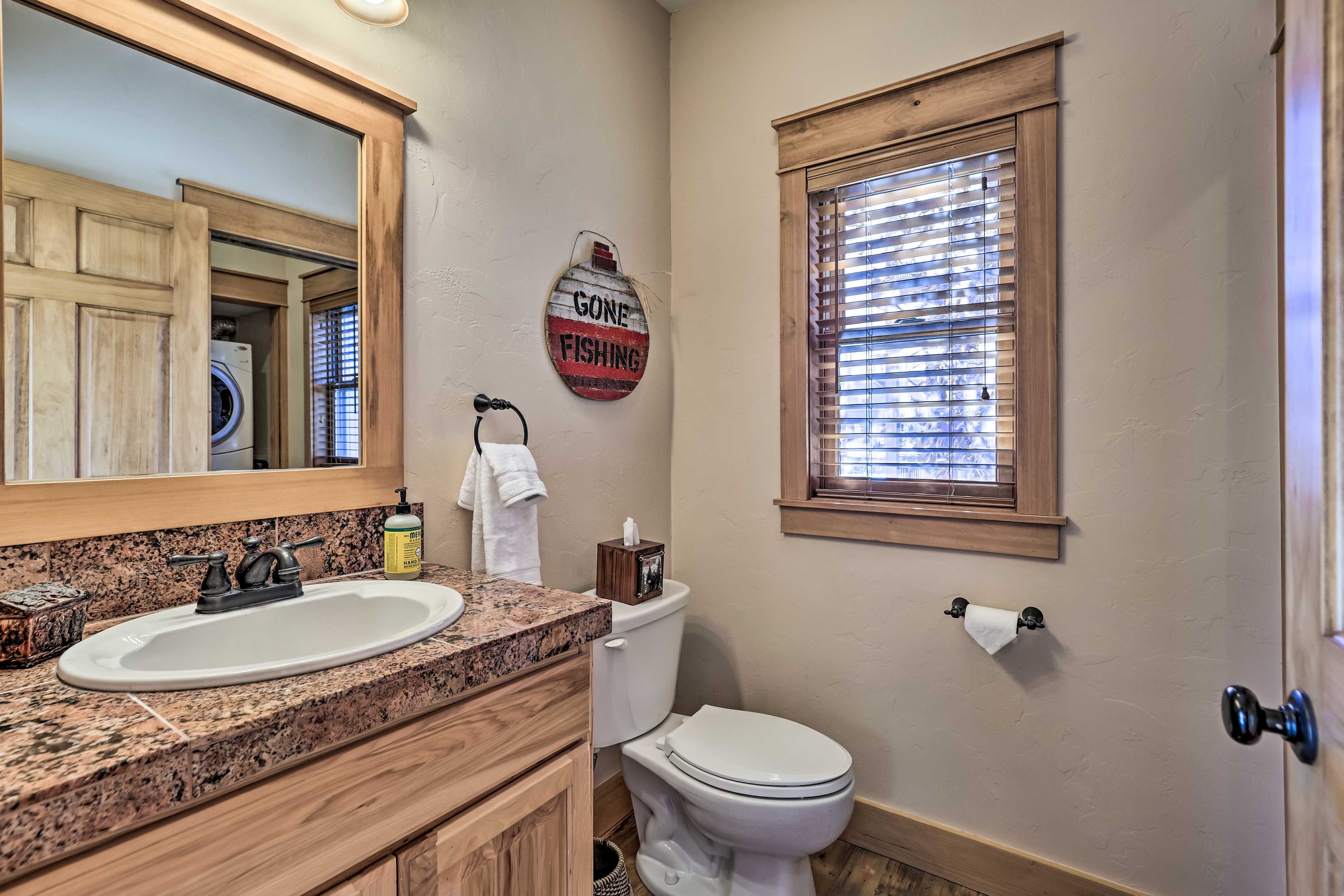 Half Bathroom | Laundry Area | Laundry Detergent