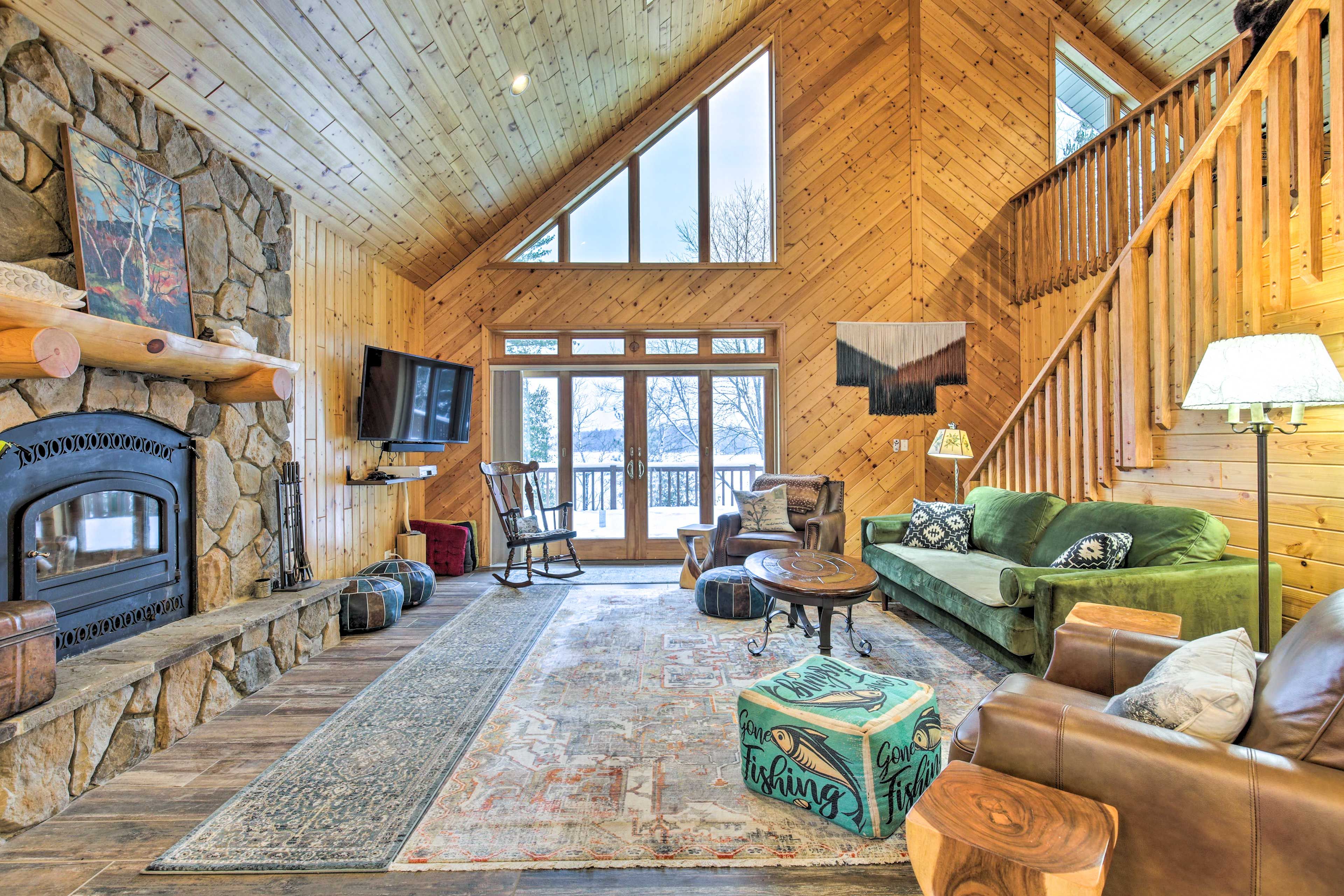 Crandon Vacation Rental | 3BR + Loft | 2BA | Stairs Required to Access