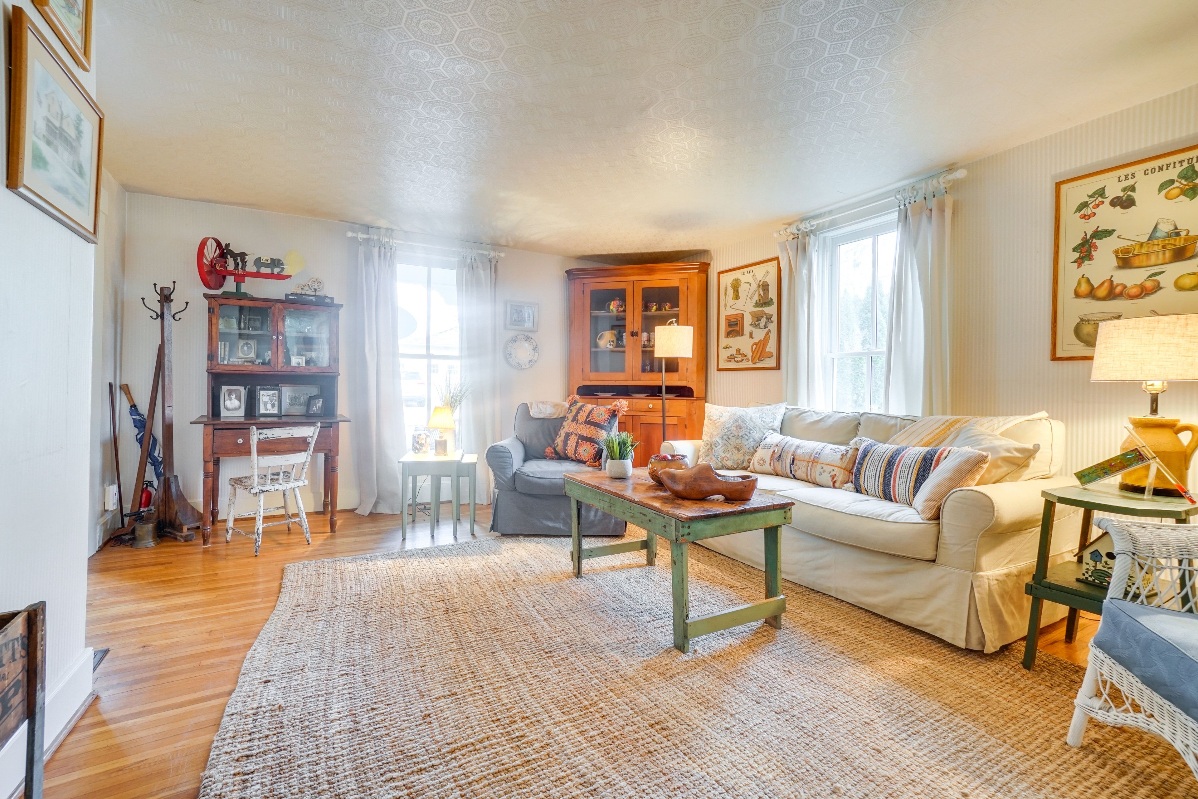 Living Room | 1st Floor | Central A/C + Heating