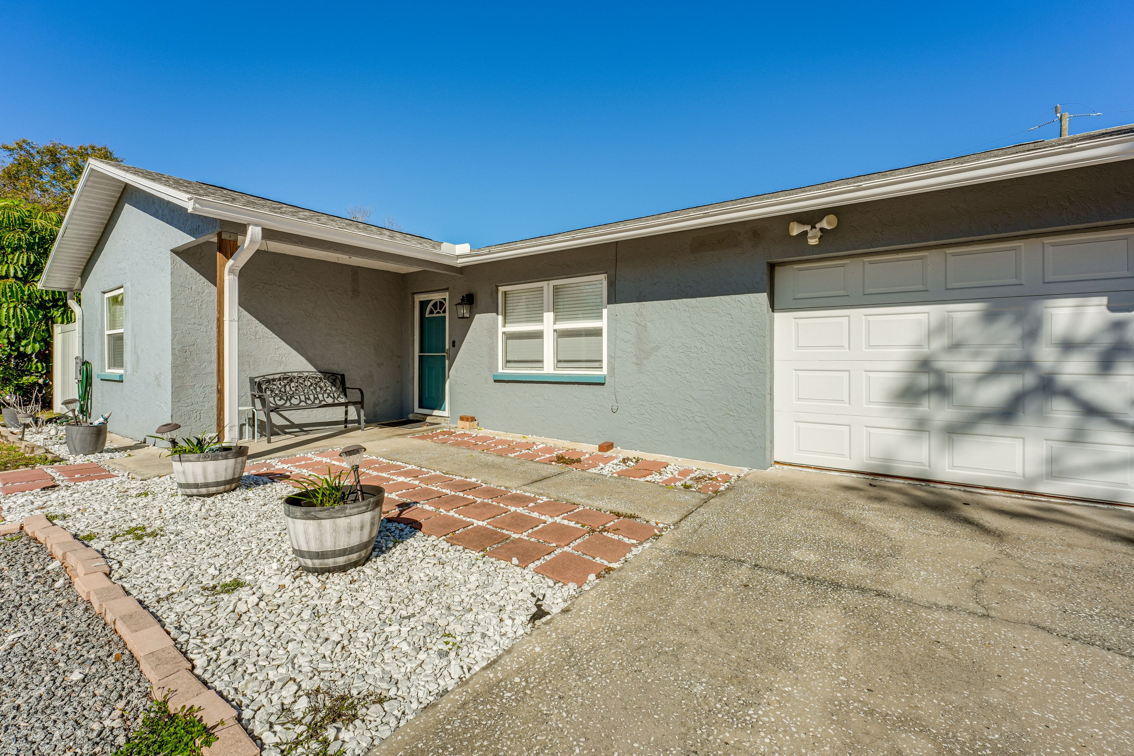 Front Exterior | Single-Story Home