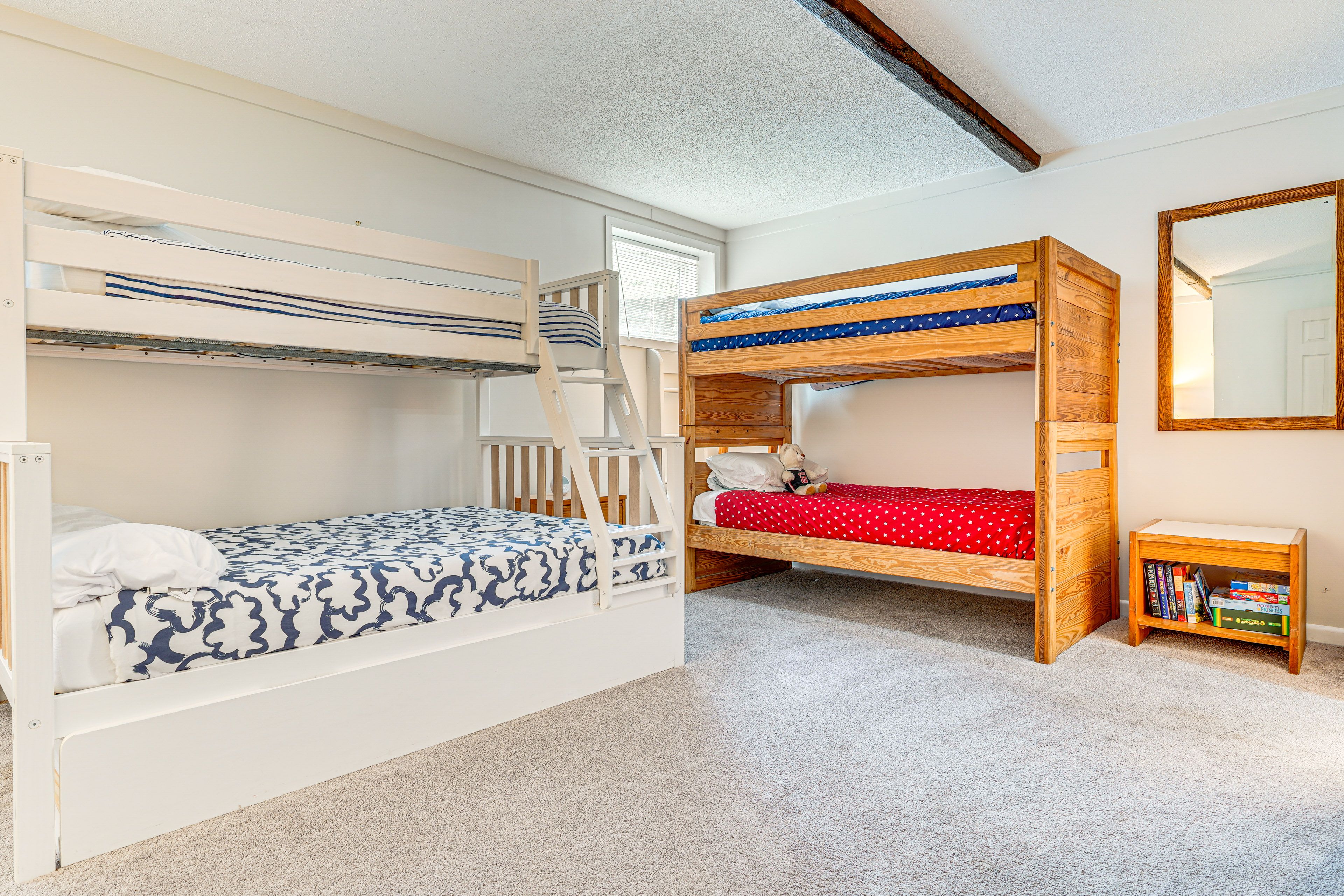 Bedroom 2 | Twin/Queen Bunk Bed w/ Twin Trundle | Twin Bunk Bed