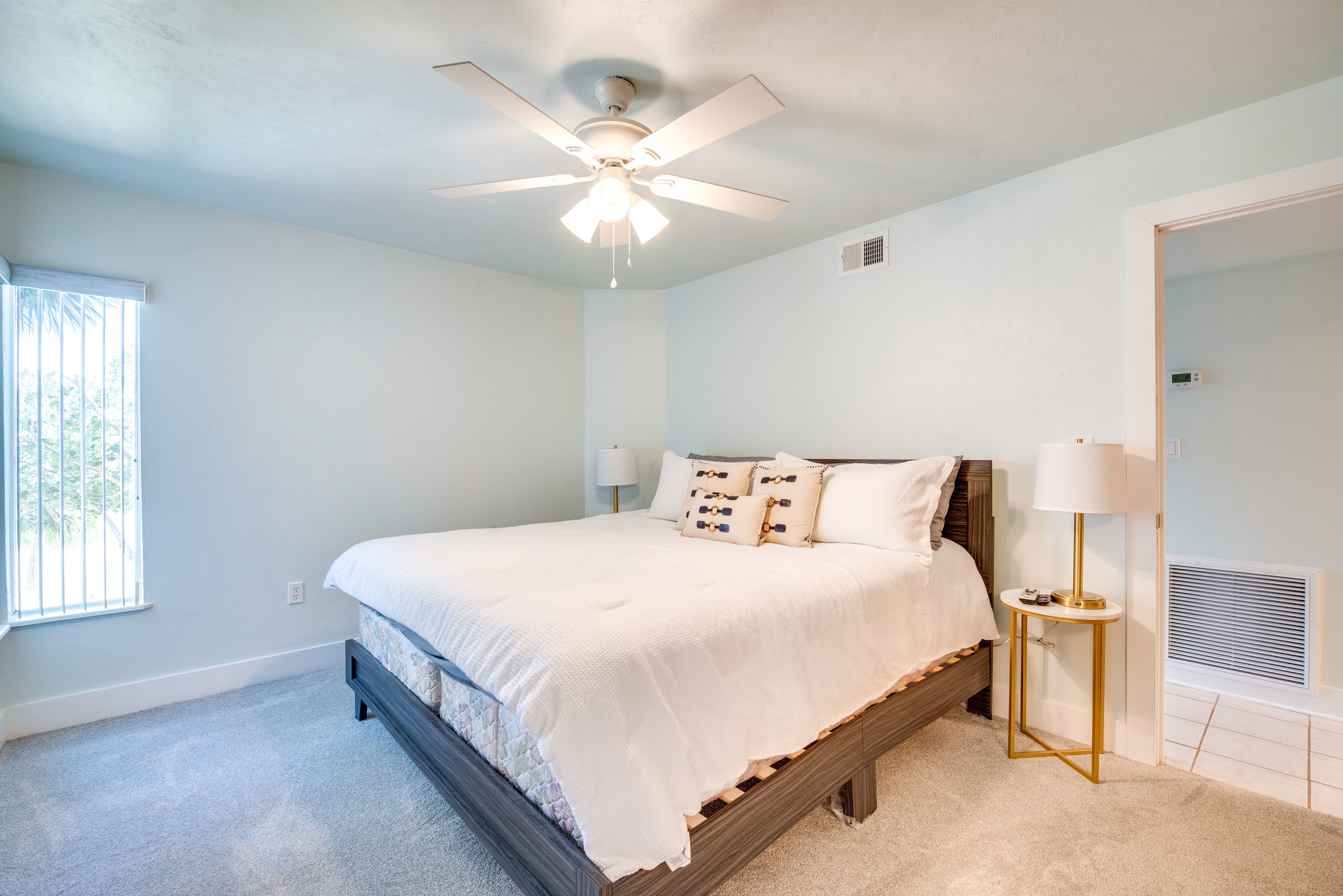 Bedroom 1 | King Bed | Linens Provided | Smart TV