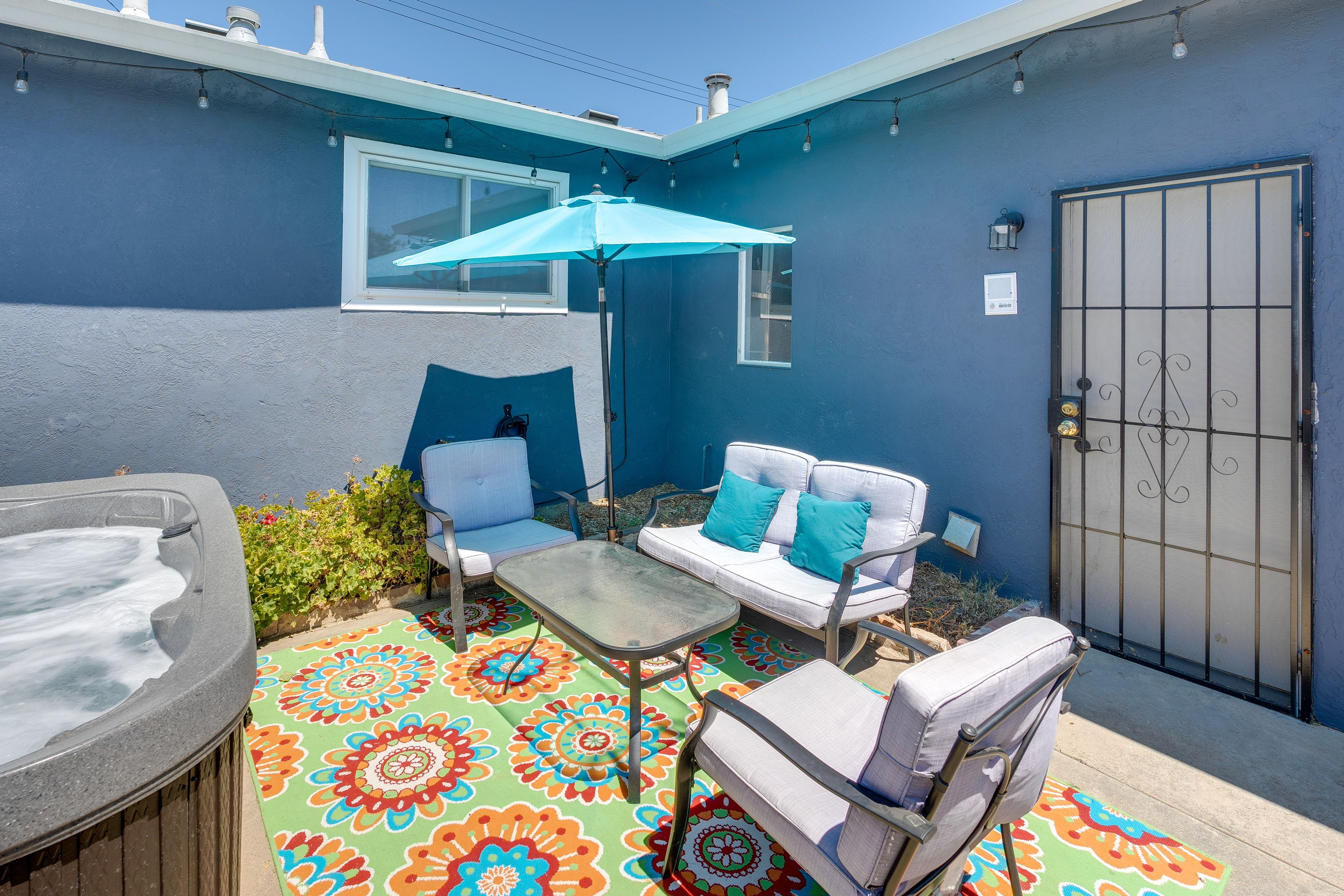 Furnished Patio | Outdoor Dining | Private Hot Tub | Grill