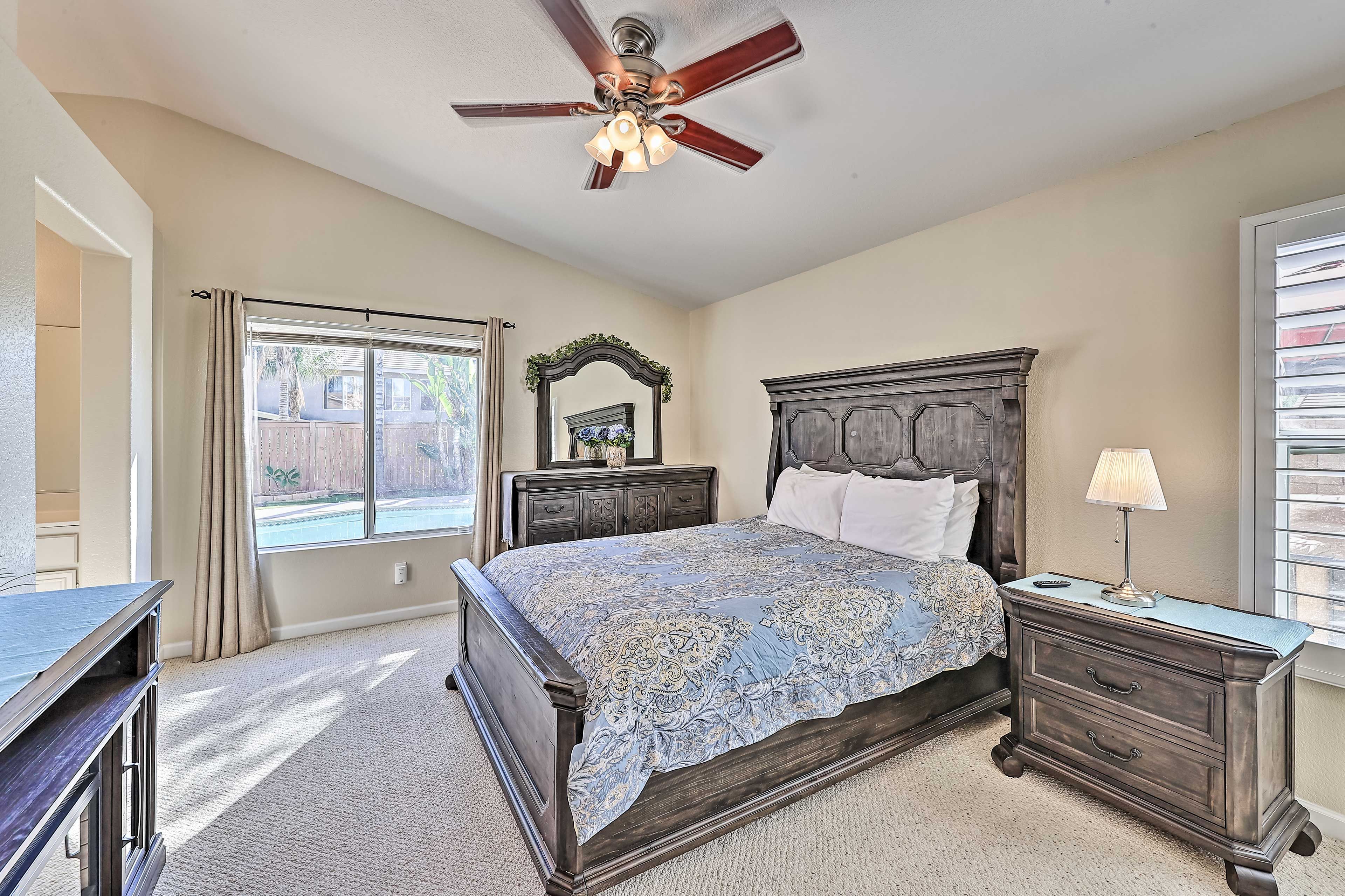 Bedroom 1 | Queen Bed | Linens Provided