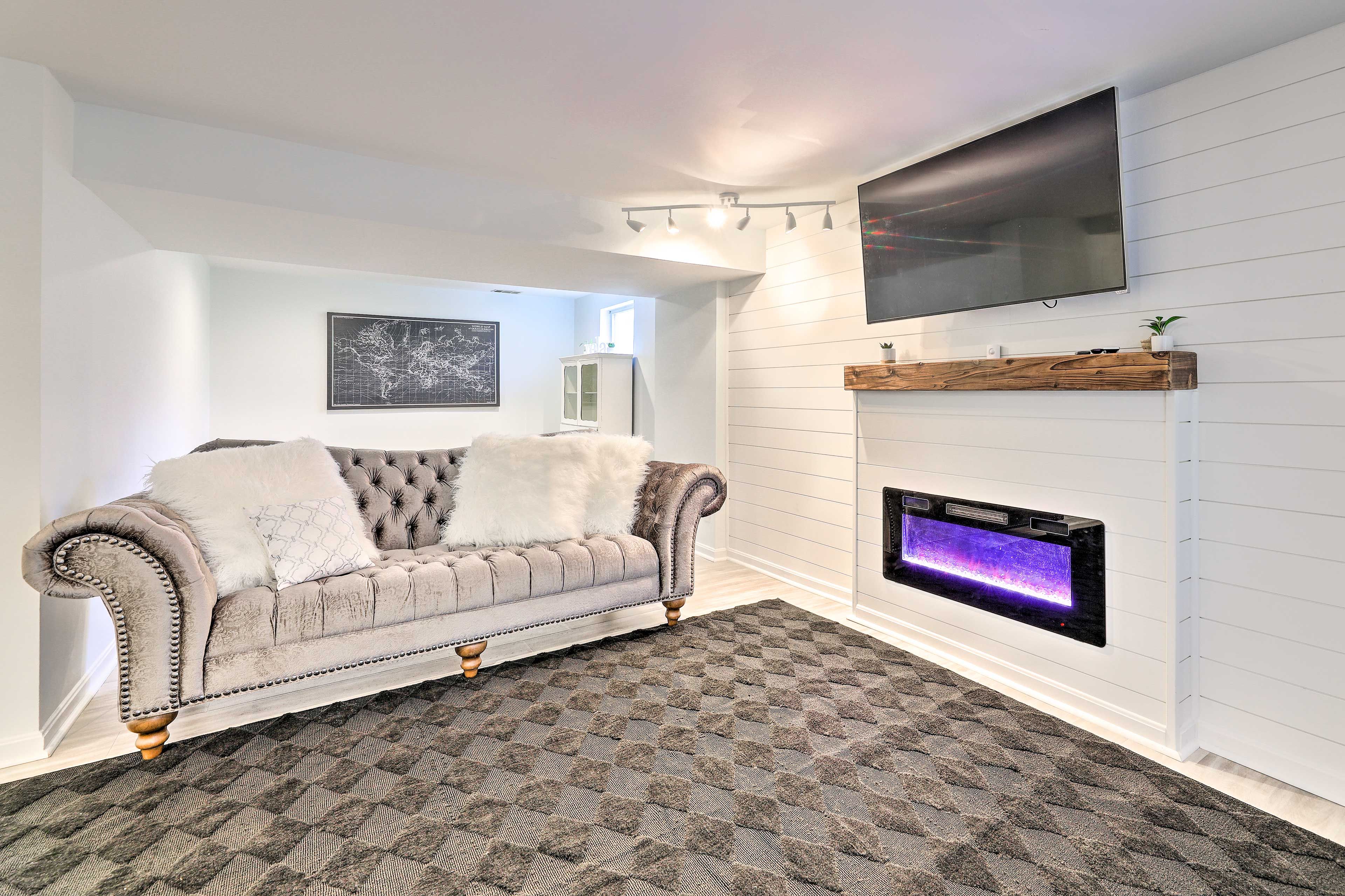 Media Room | Basement | Steps Required to Access