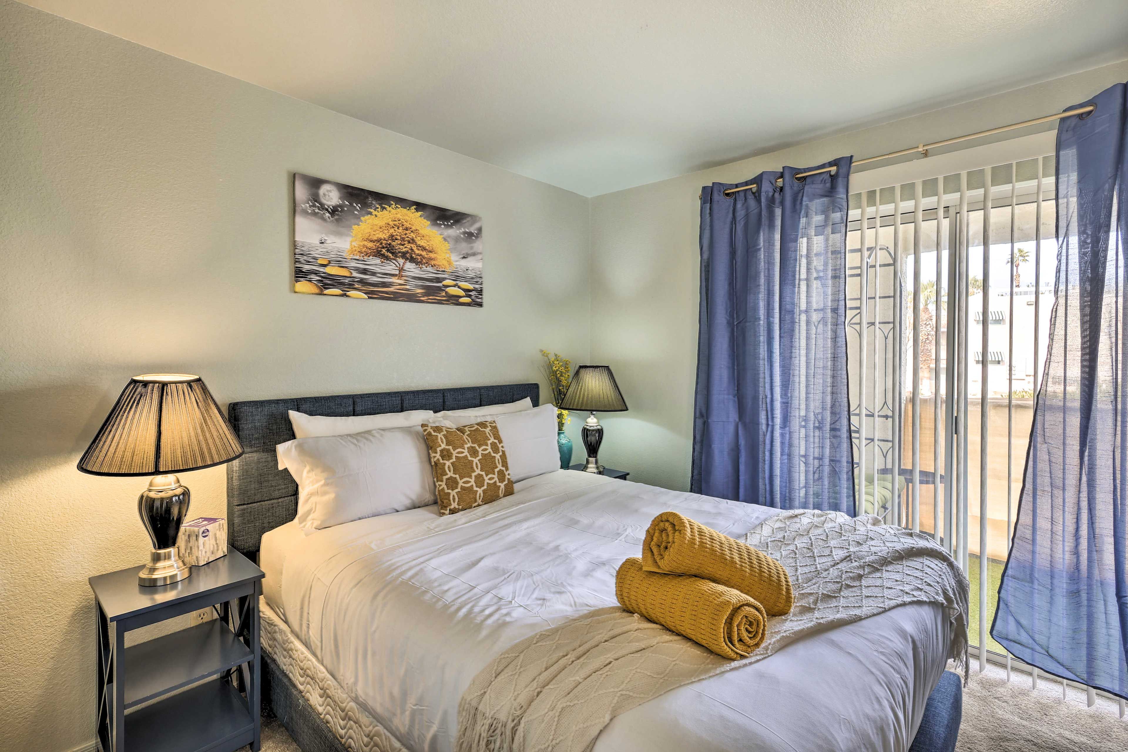 Bedroom 2 | Queen Bed | Towels Provided