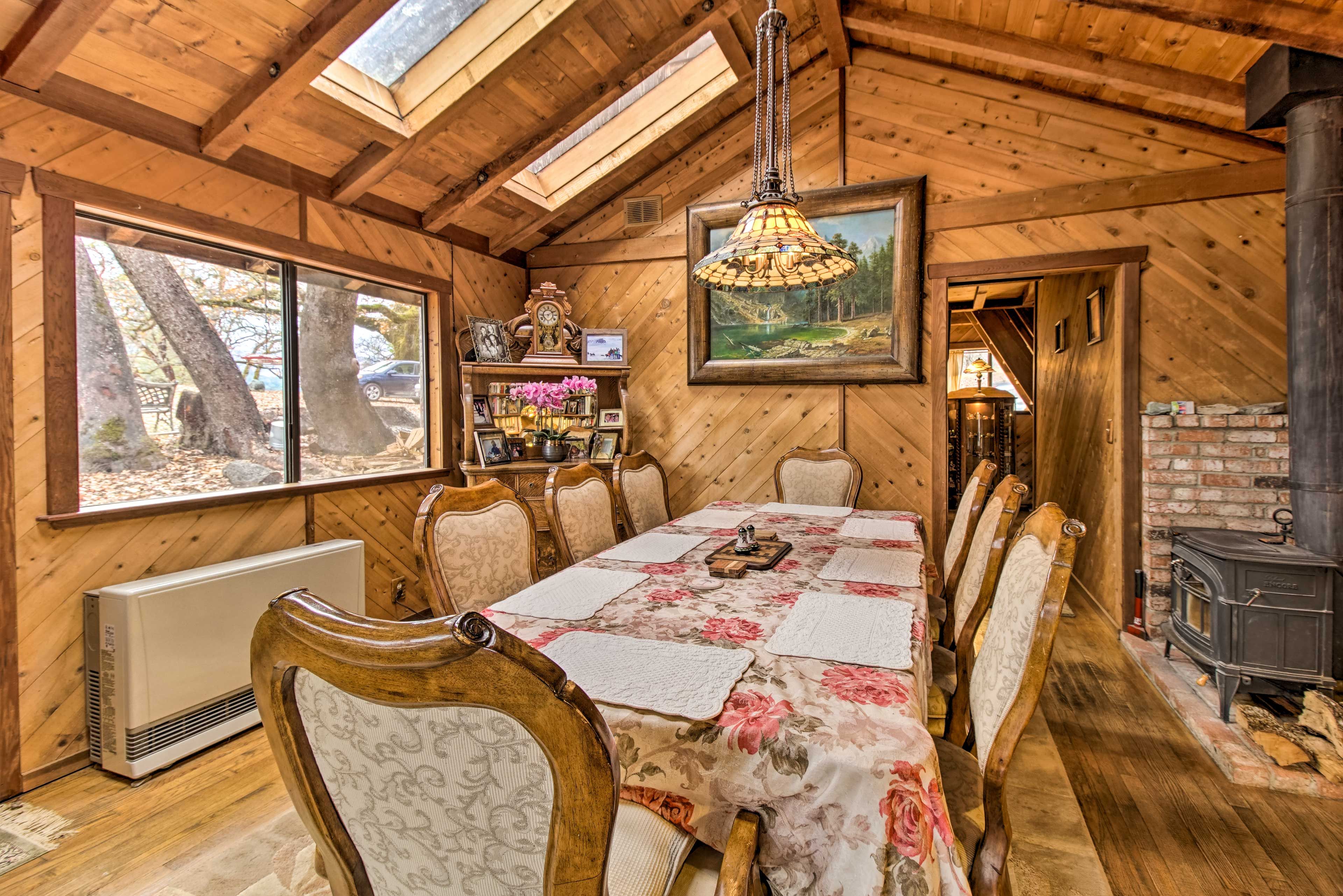 Dining Area | Wood-Burning Stove