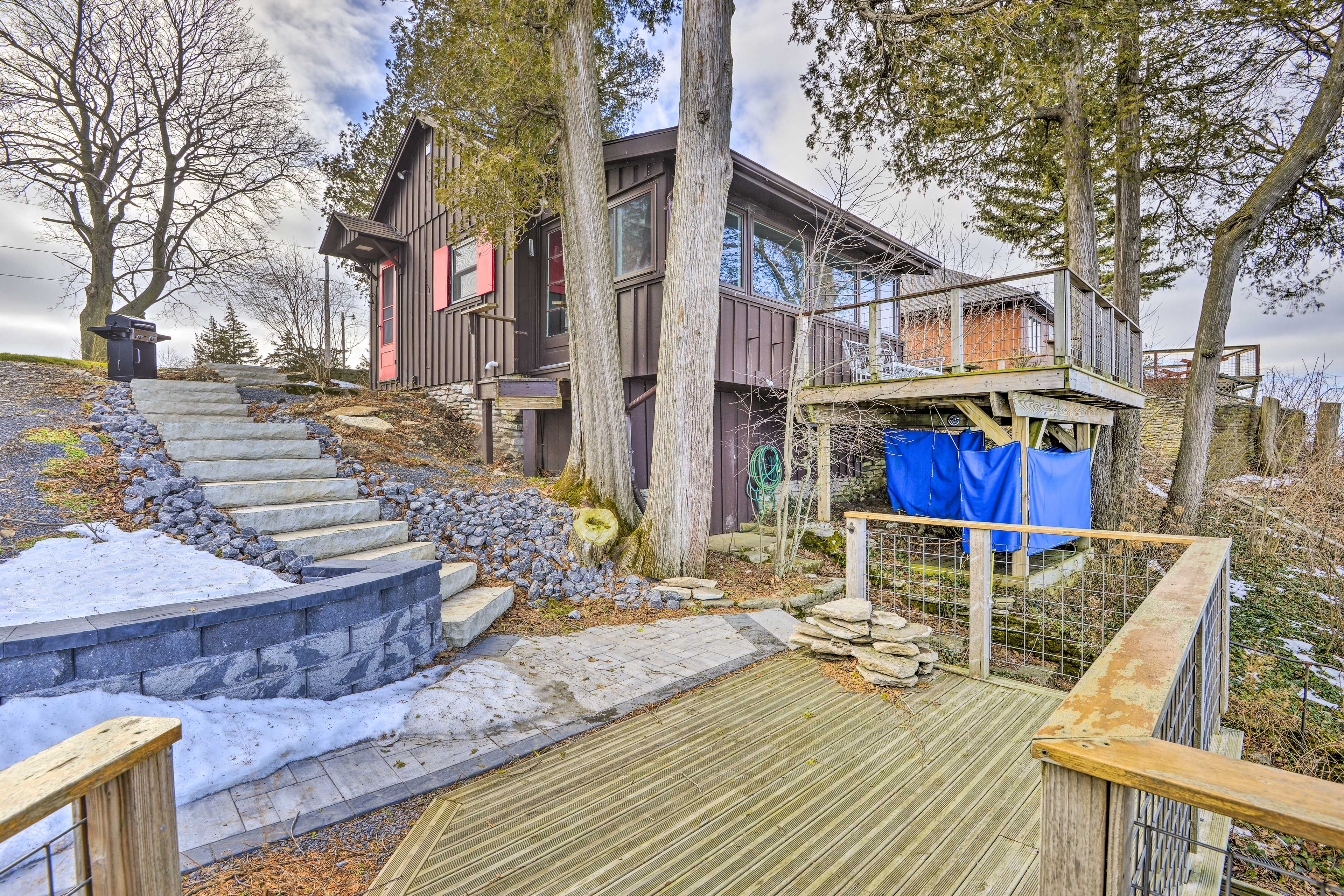 Steps to Boathouse