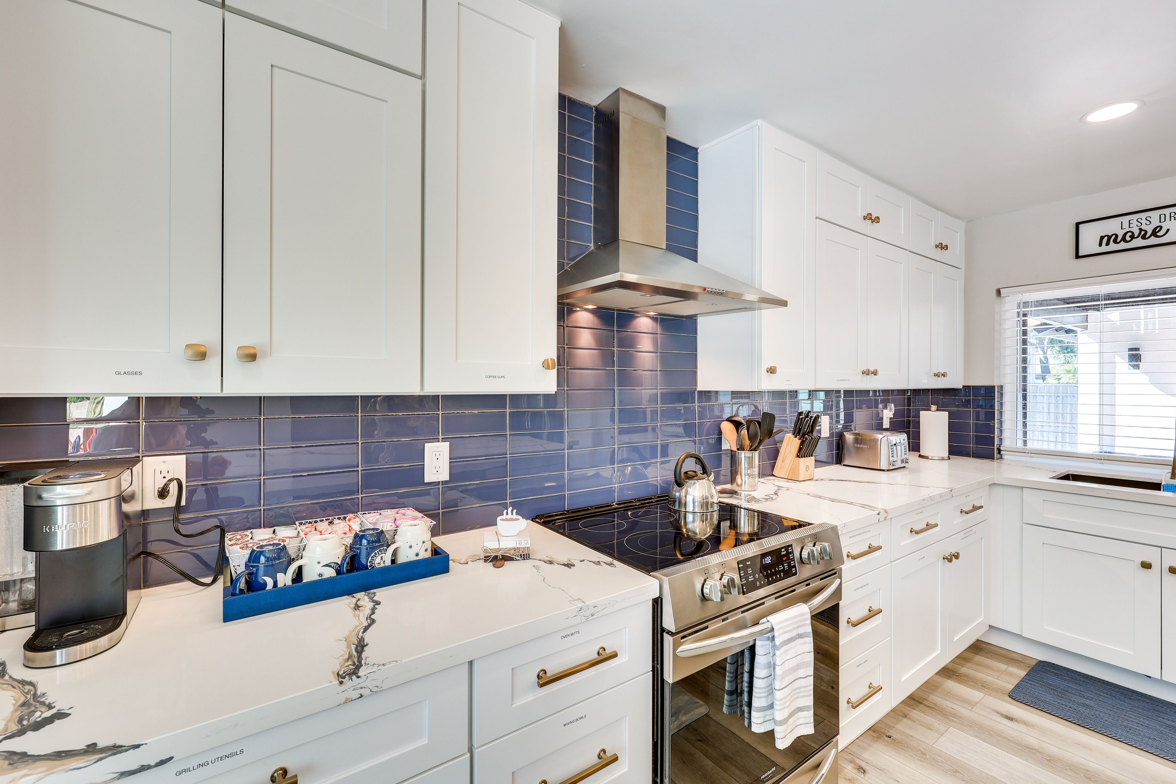 Kitchen | 1st Floor | Fully Equipped | Coffee Maker | Stainless Steel Appliances