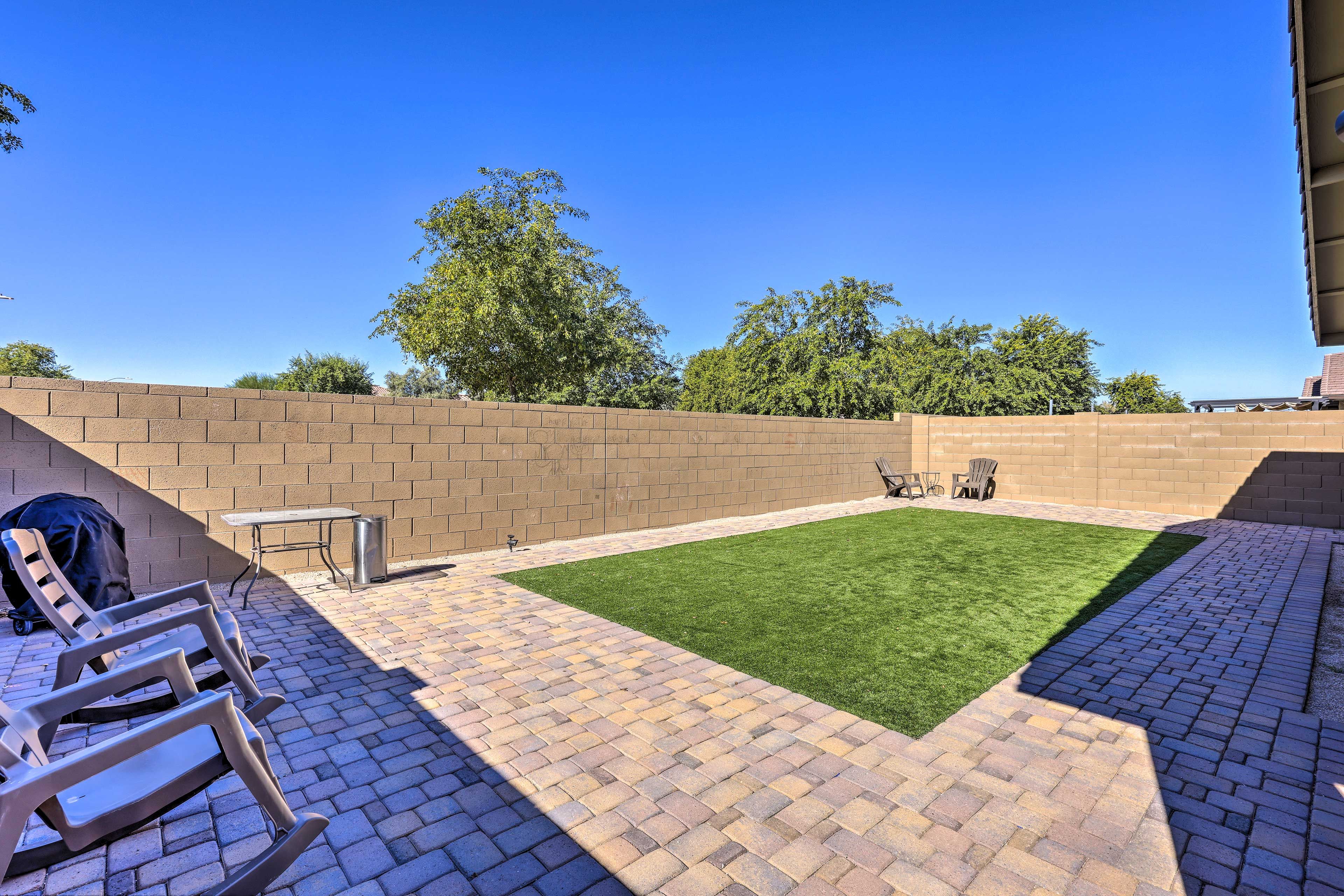 Fenced Backyard