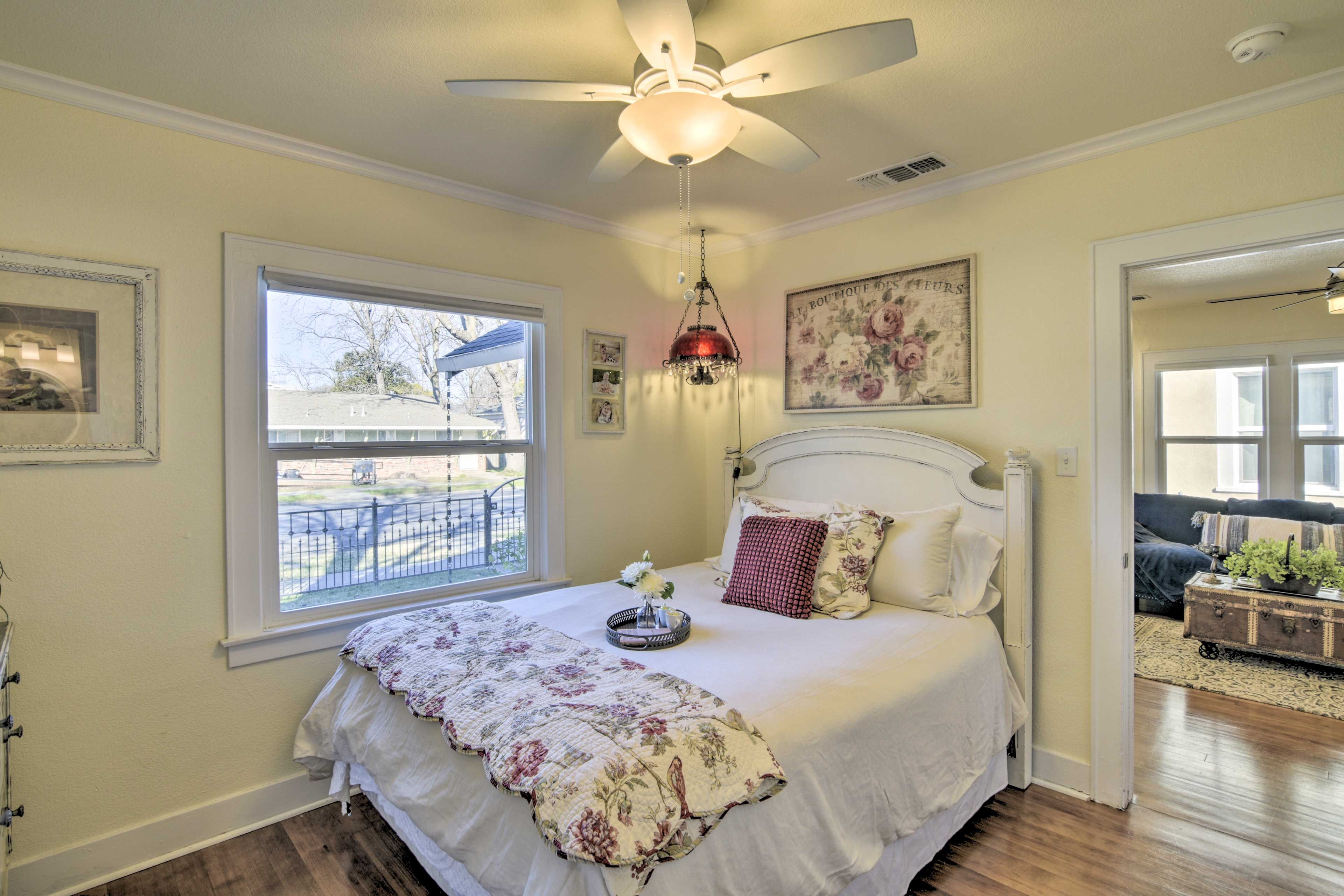 Bedroom 2 | Queen Beds | Linens Provided | Smart TV