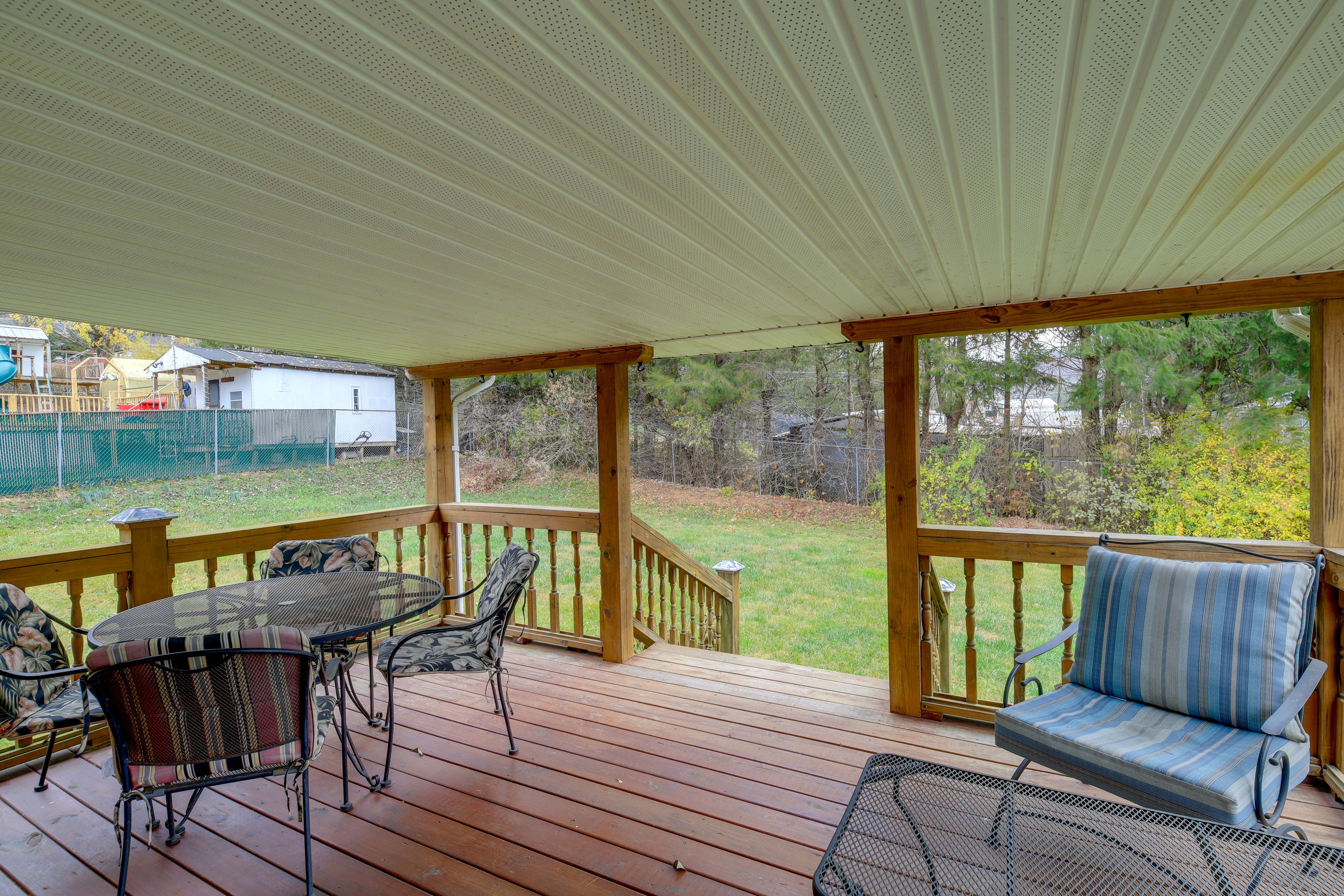 Private Covered Deck