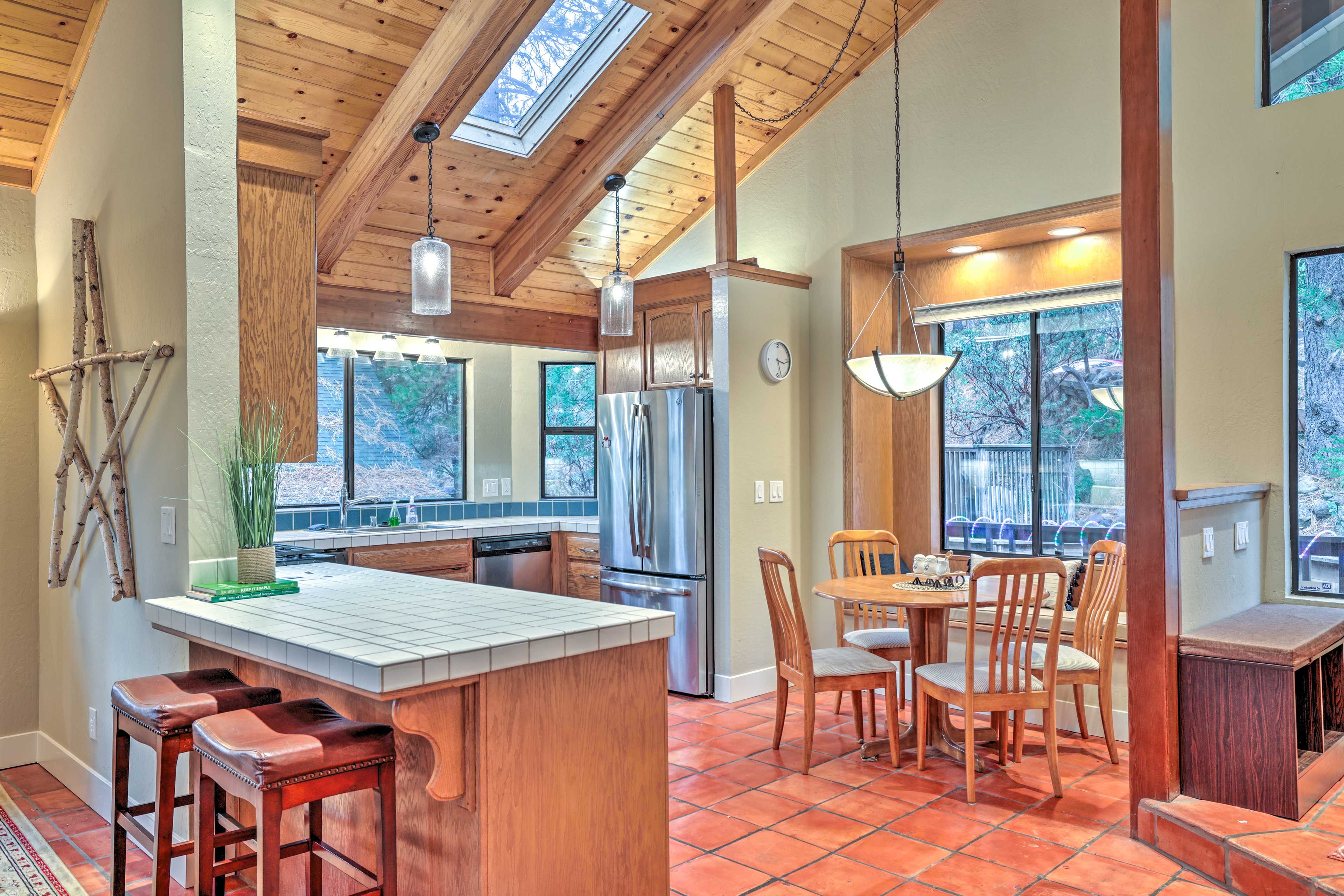 Kitchen | Coffee Maker | Tea Kettle | Breakfast Nook