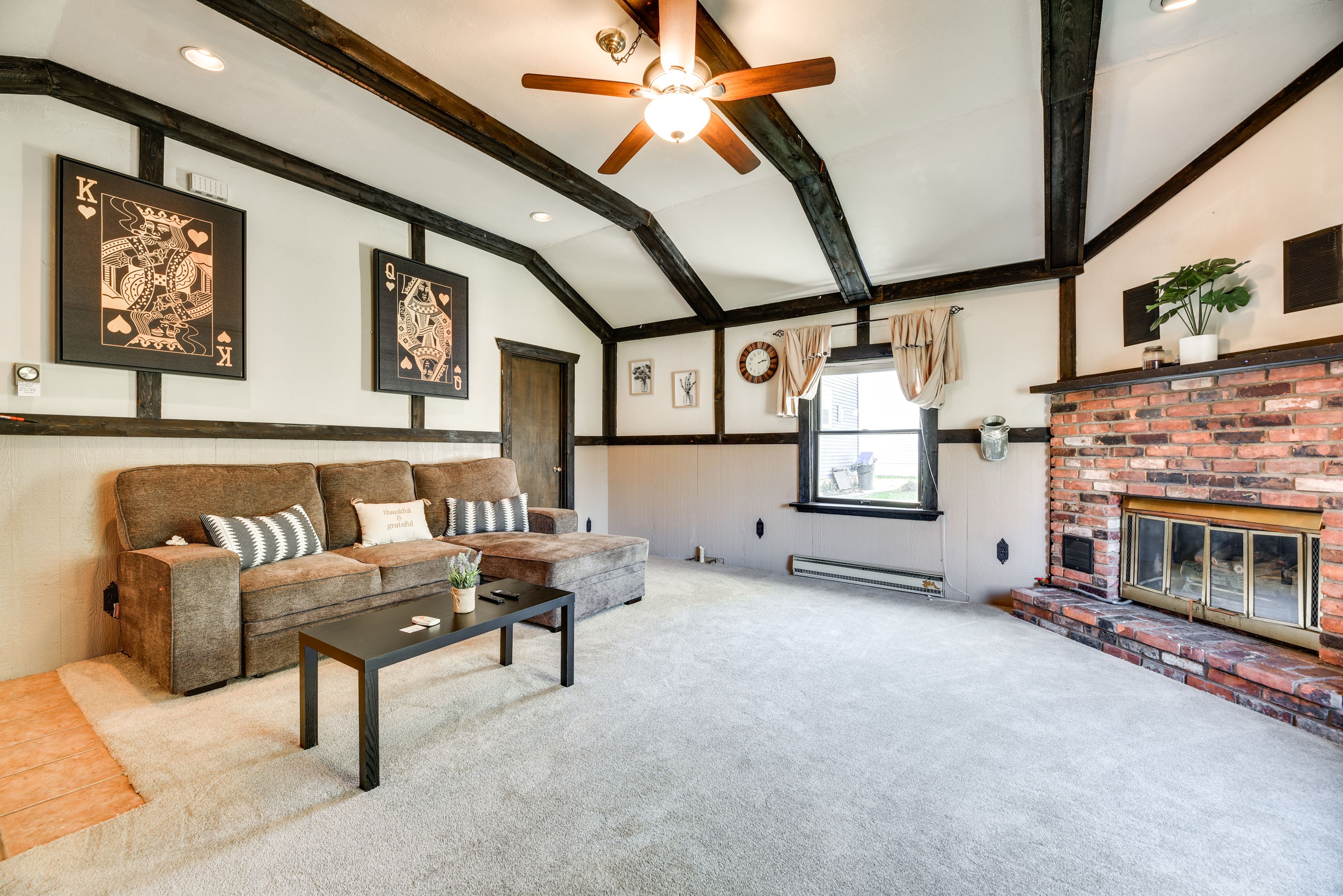 Living Room | Full Sleeper Sofa | Smart TV w/ Cable