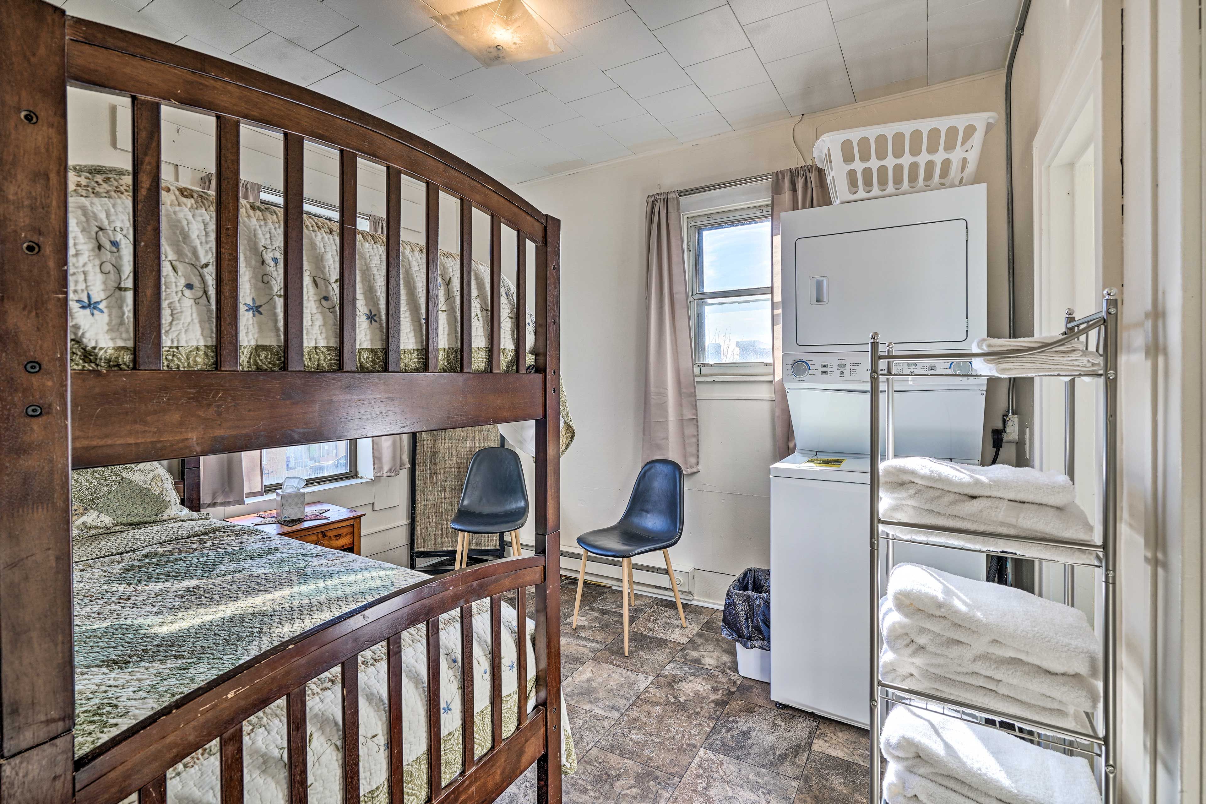 Bedroom | Twin Bunk Bed | Laundry Area | Full En-Suite Bathroom