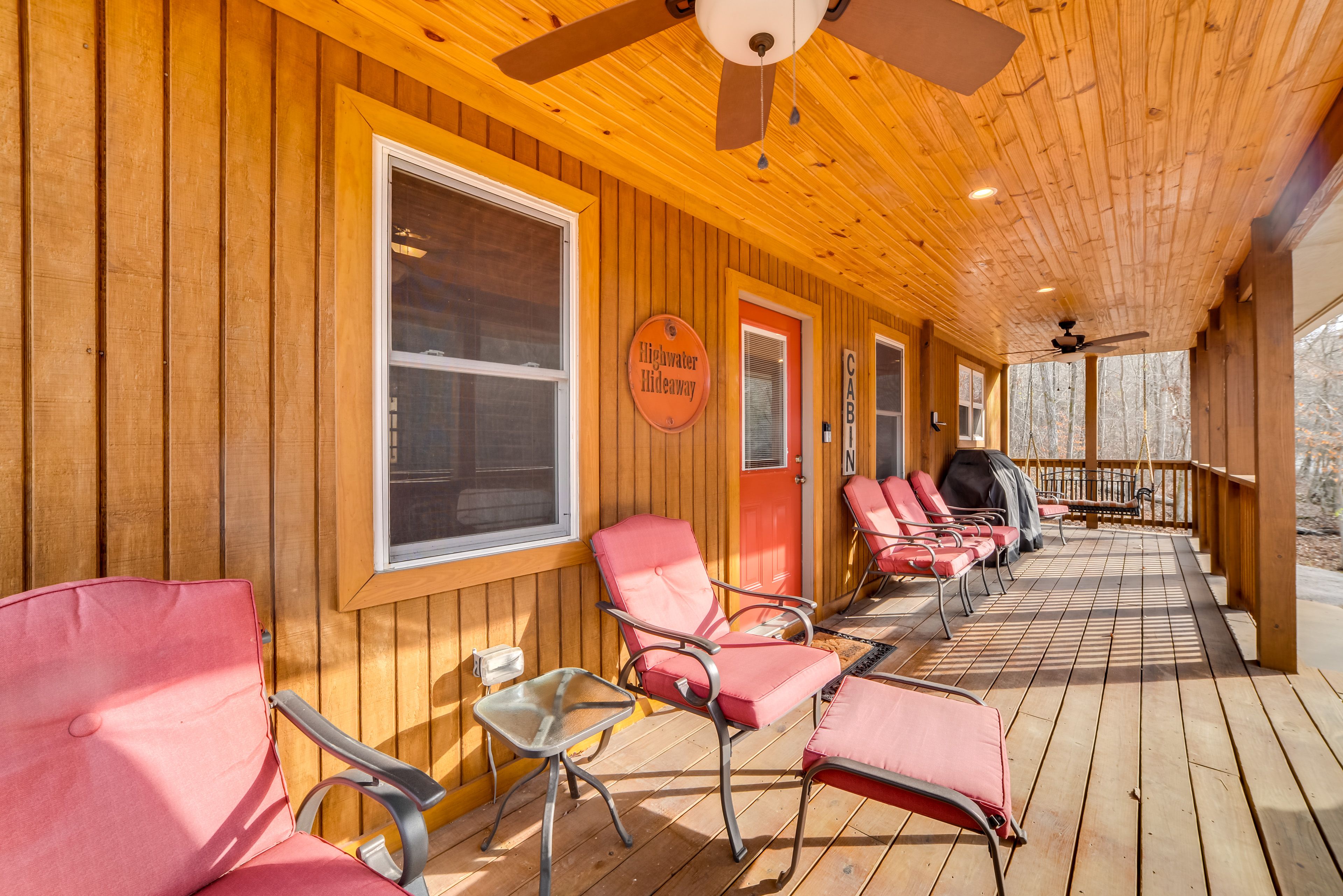 Covered Deck | Outdoor Seating | Gas Grill