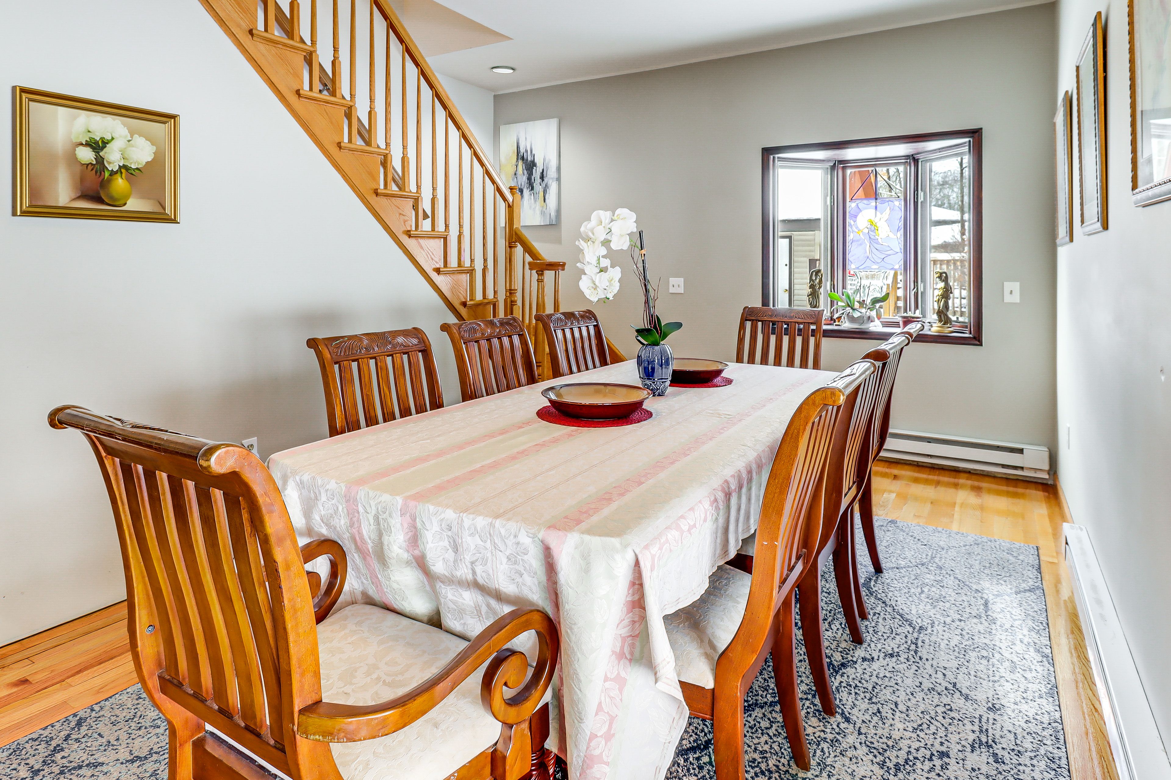 Dining Area | Dishware & Flatware | 1st Floor