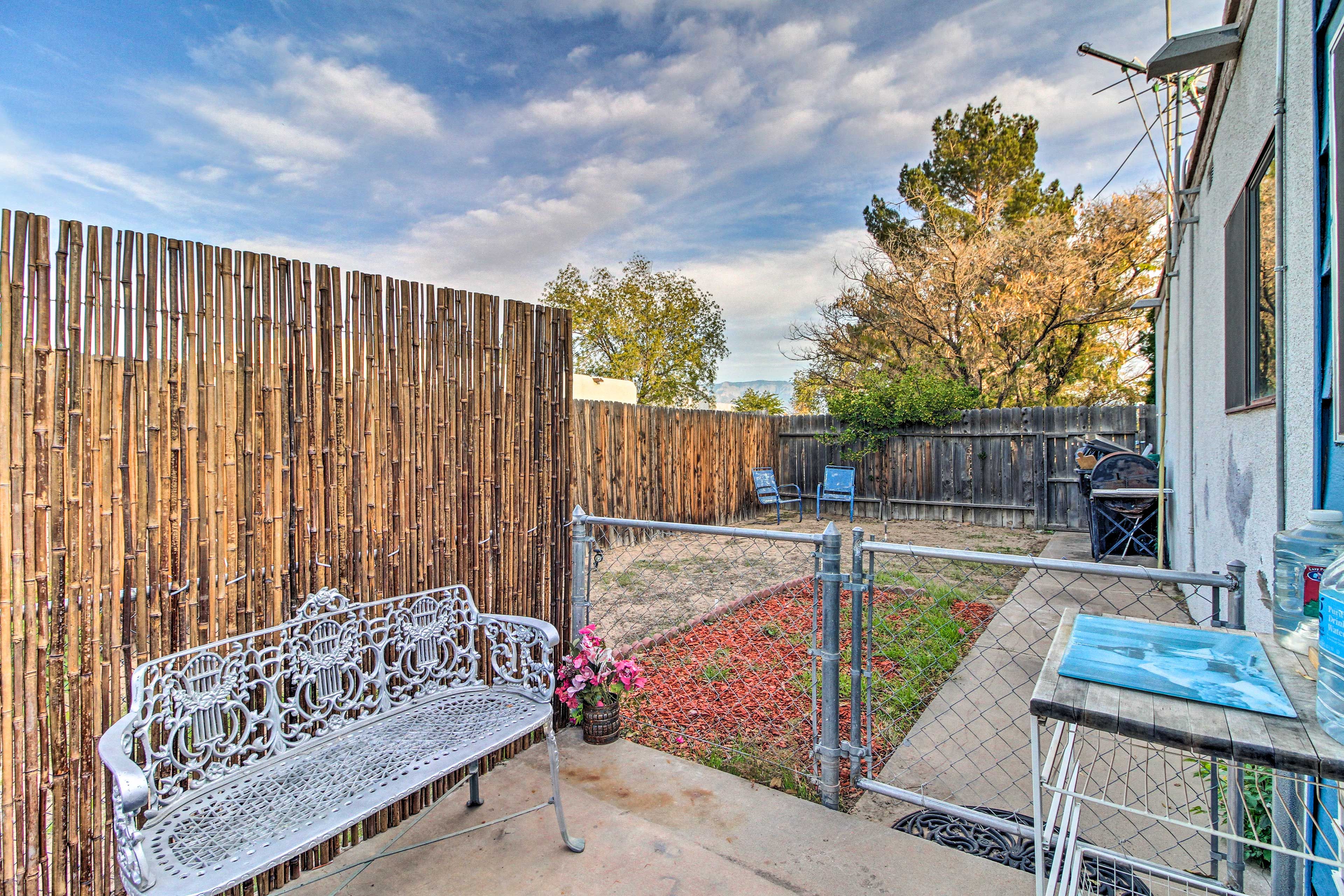 Private Patio | Fenced-in Yard