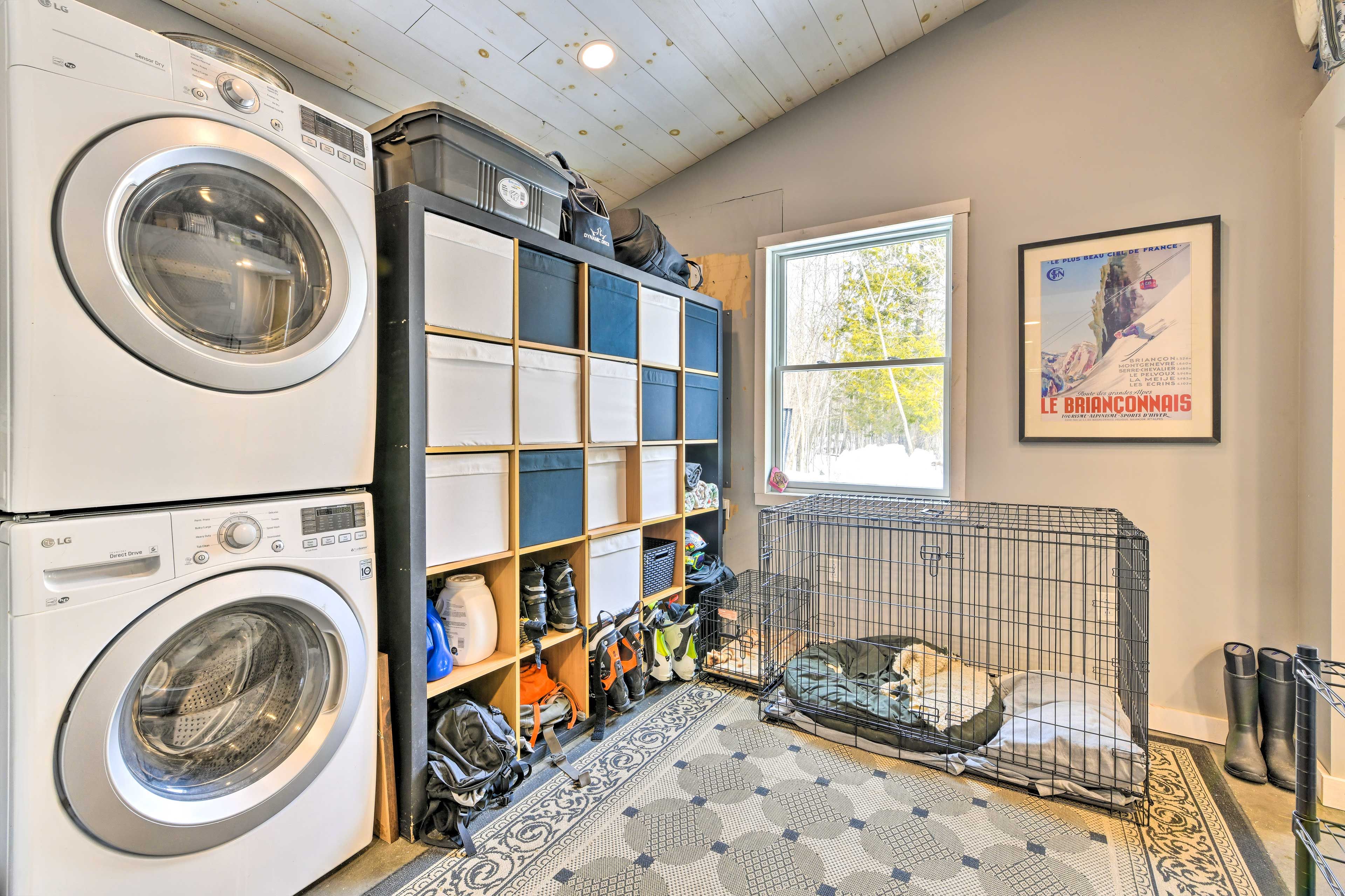 Mudroom | In-Unit Laundry