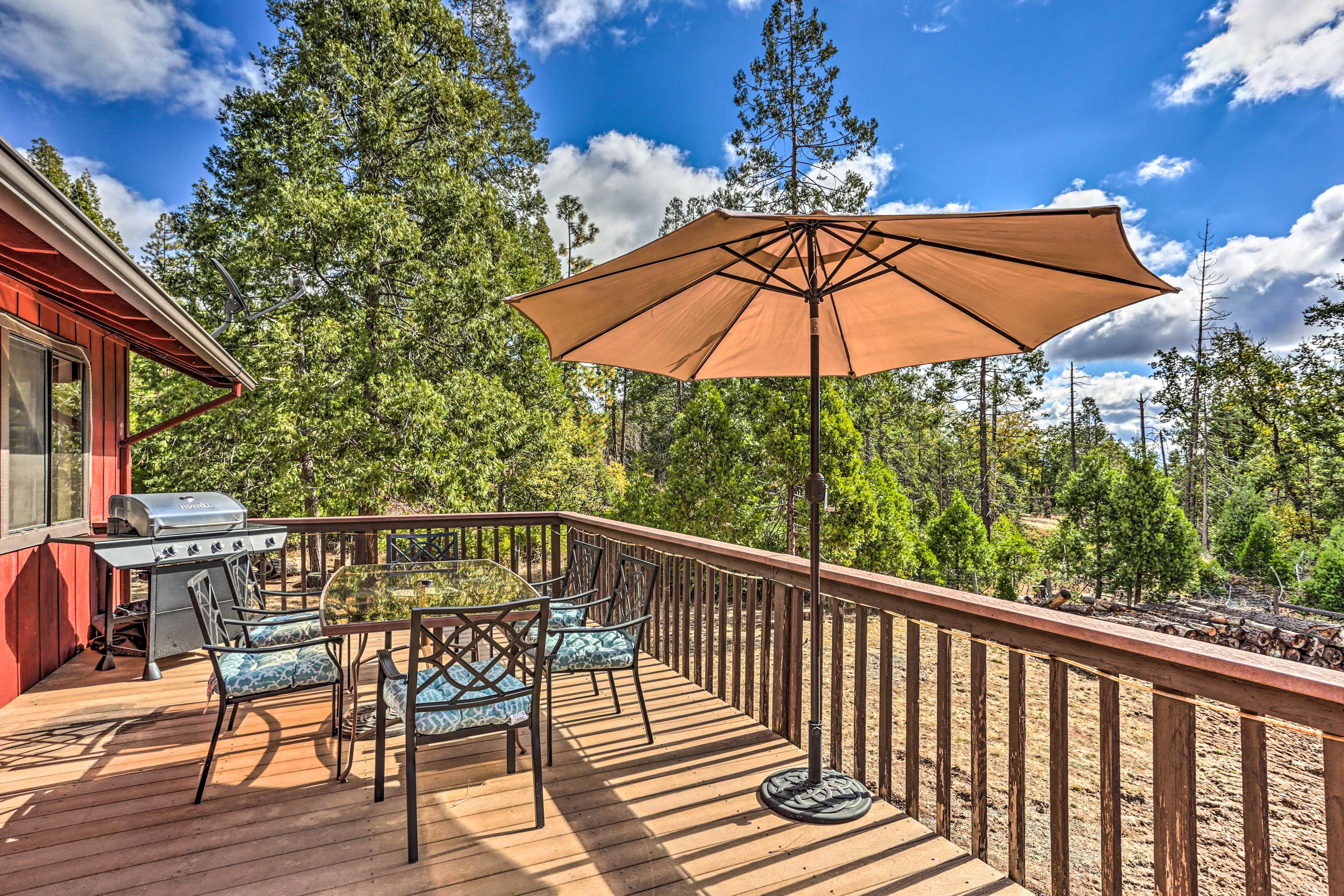 Deck | Outdoor Dining Area | Gas Grill