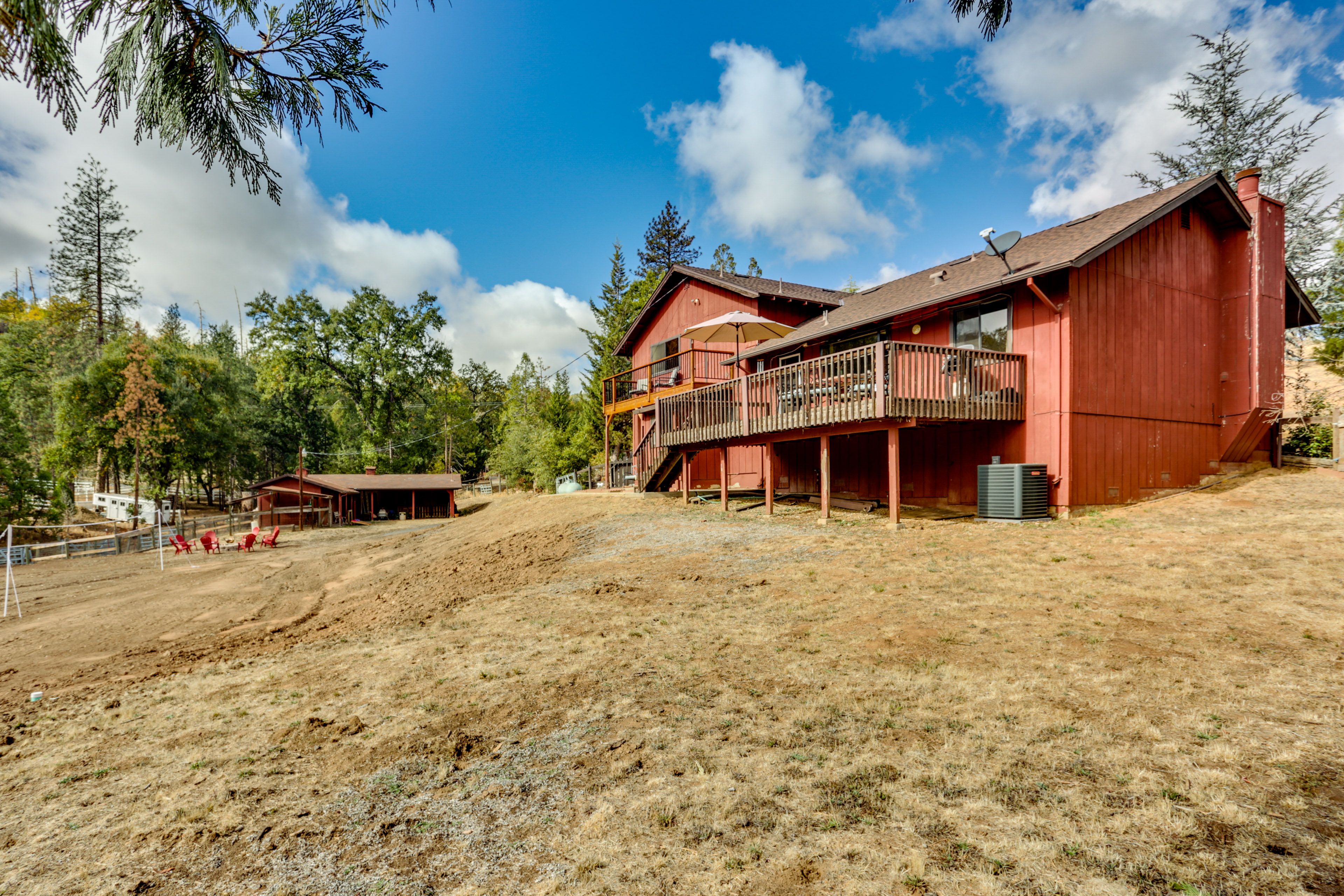 Backyard | Volleyball Court | Fire Pit