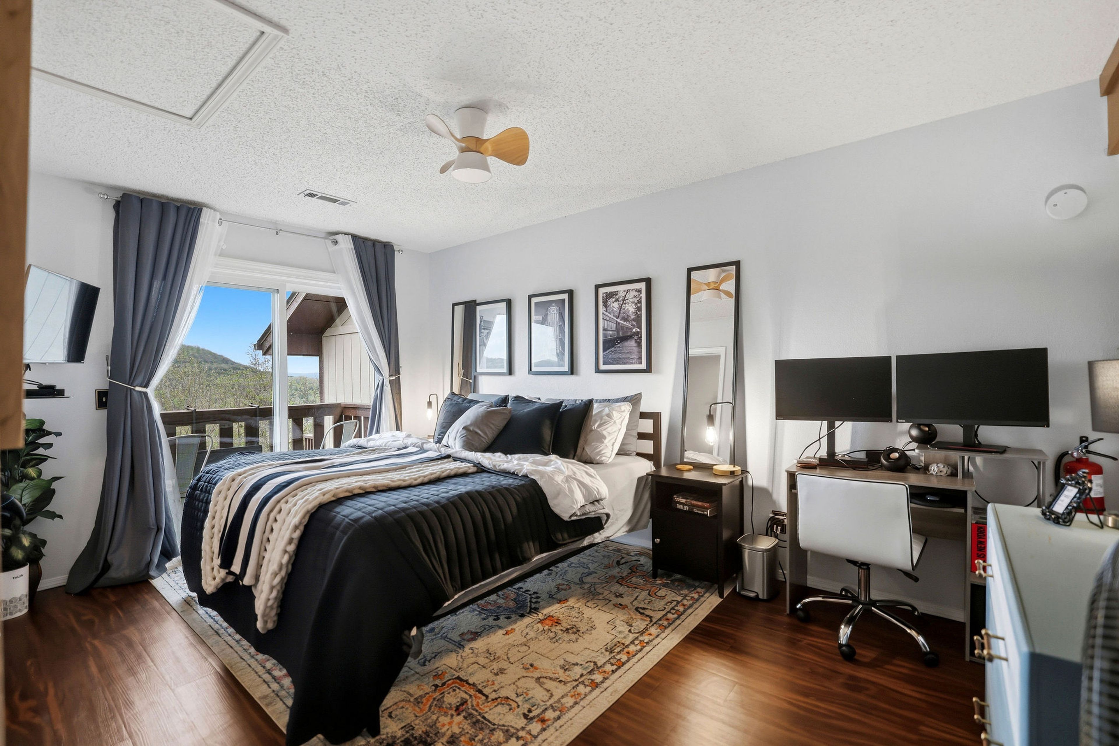 Bedroom 2 | King Bed | Private Balcony | Smart TV