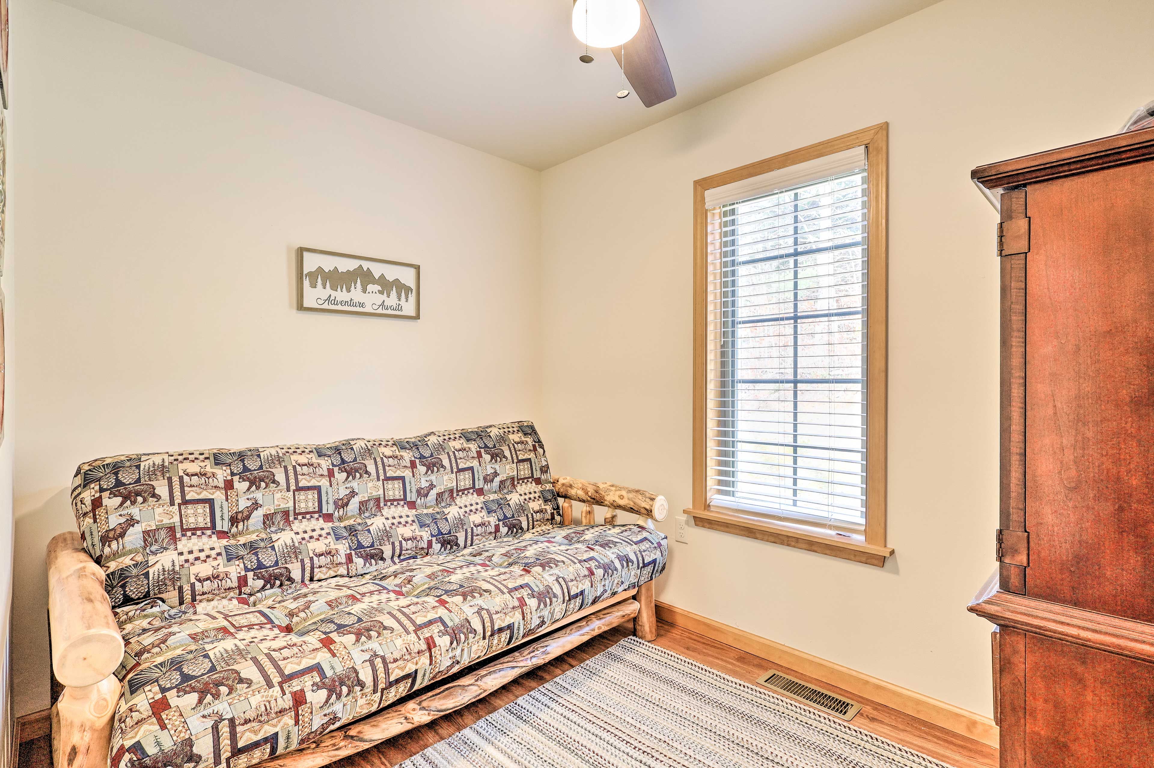 Bedroom 3 | Full Futon | Lake Views