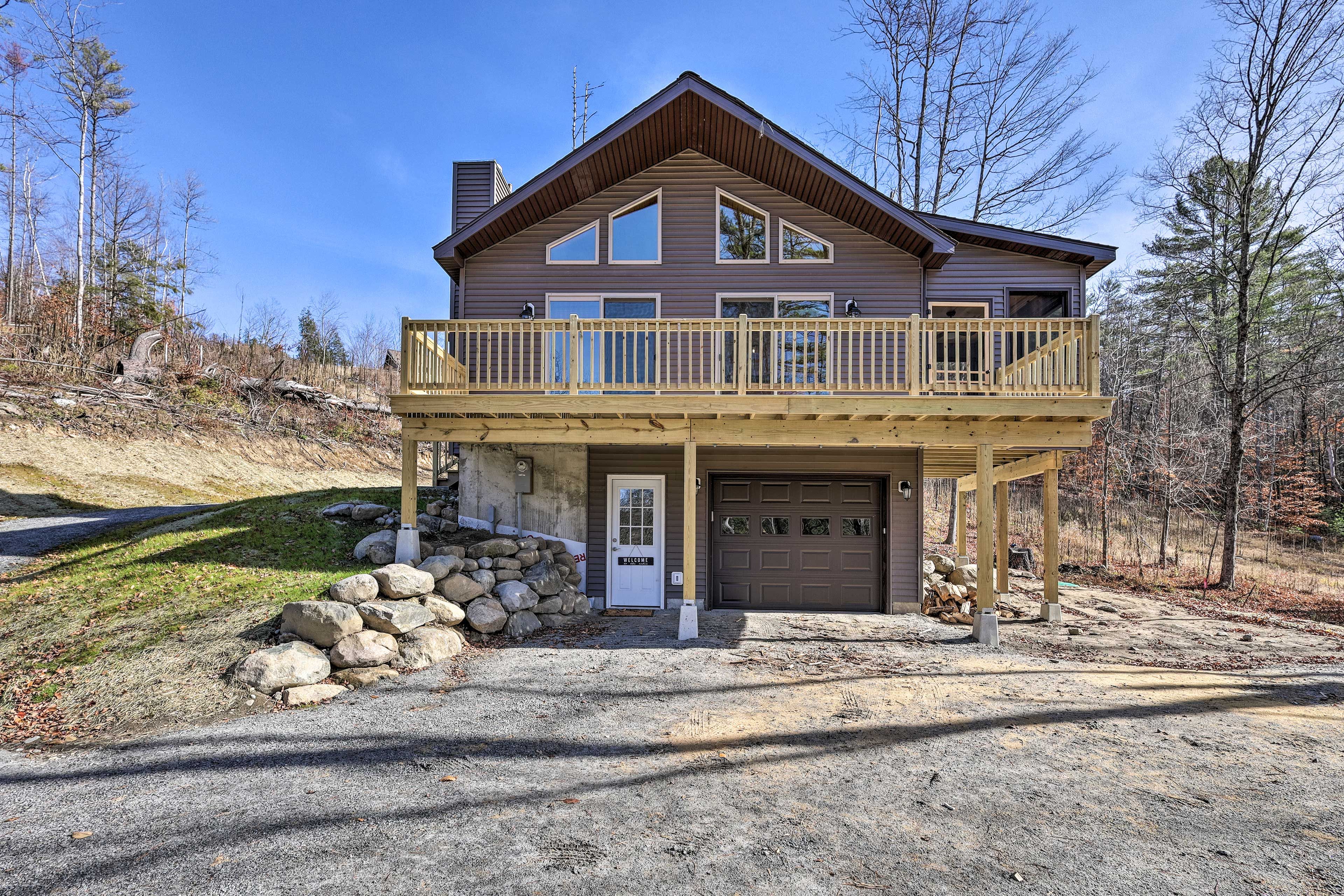 Cabin Exterior | Public Beach Access | 13 Mi to Gore Mountain Ski Resort