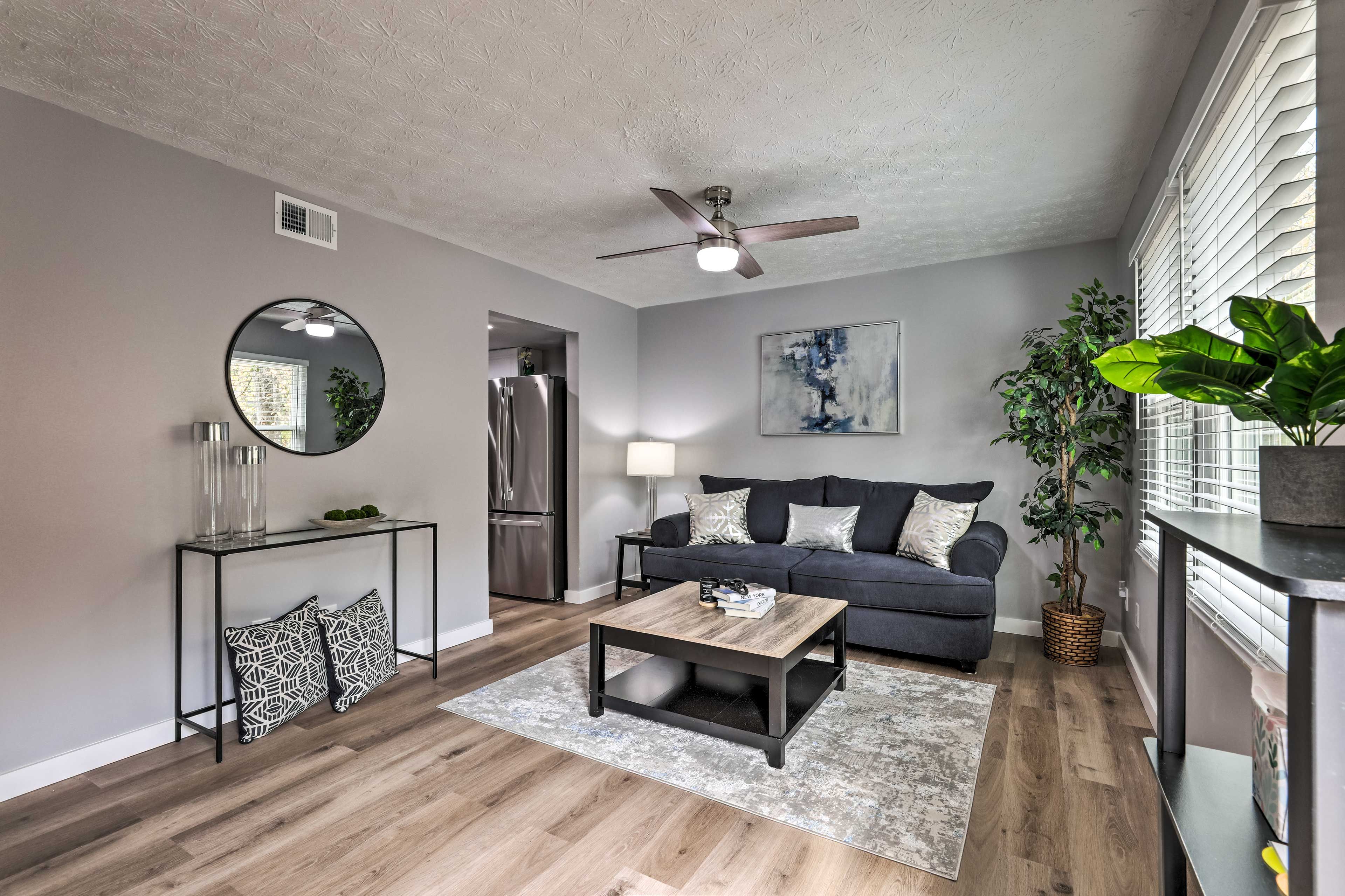 Decatur Vacation Rental | 3BR | 2.5BA | Stairs to Access | 1,142 Sq Ft