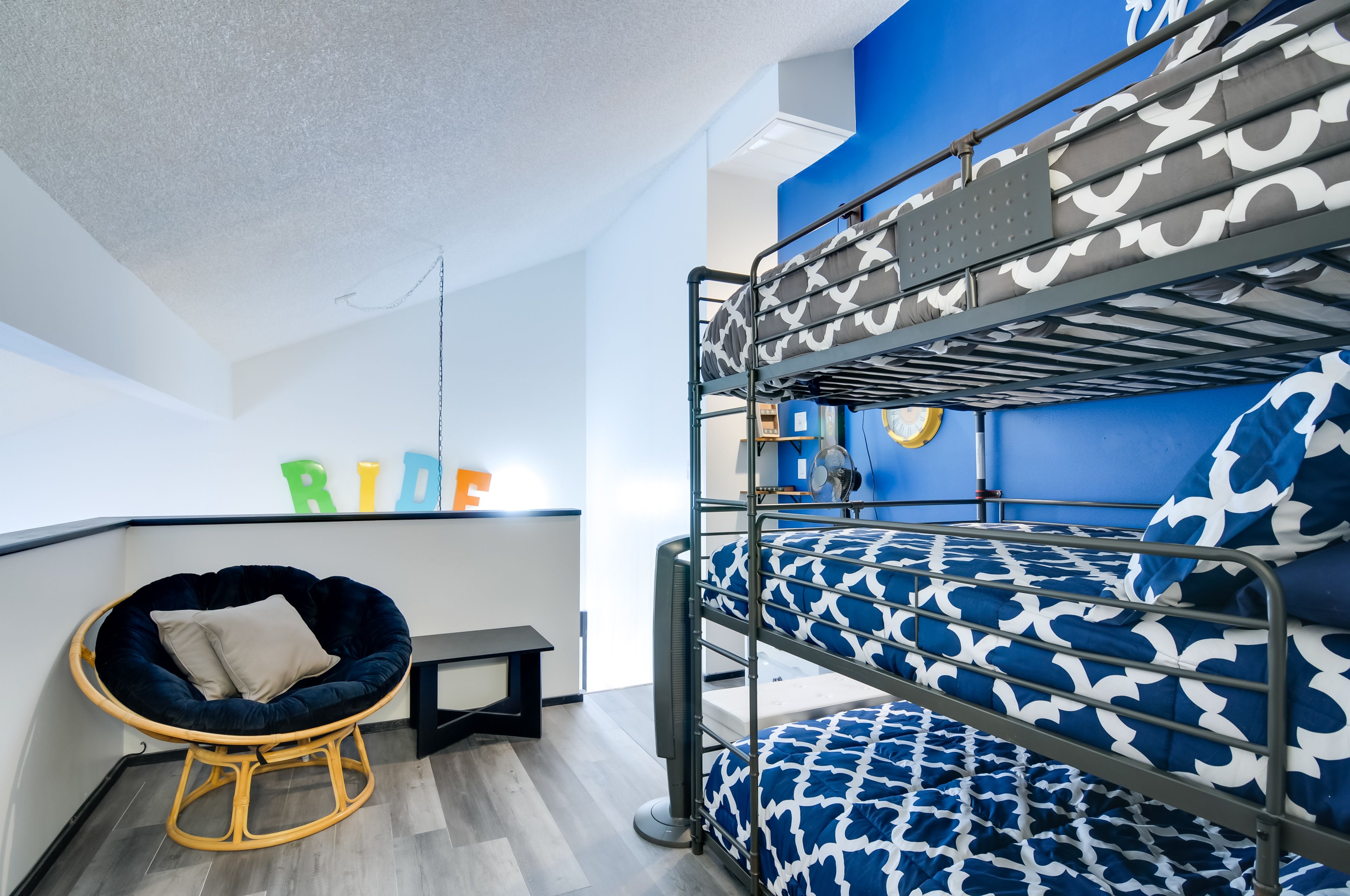Bedroom 2 (Loft) | Full Triple Bunk Bed | 2nd Floor | En-Suite Bathroom