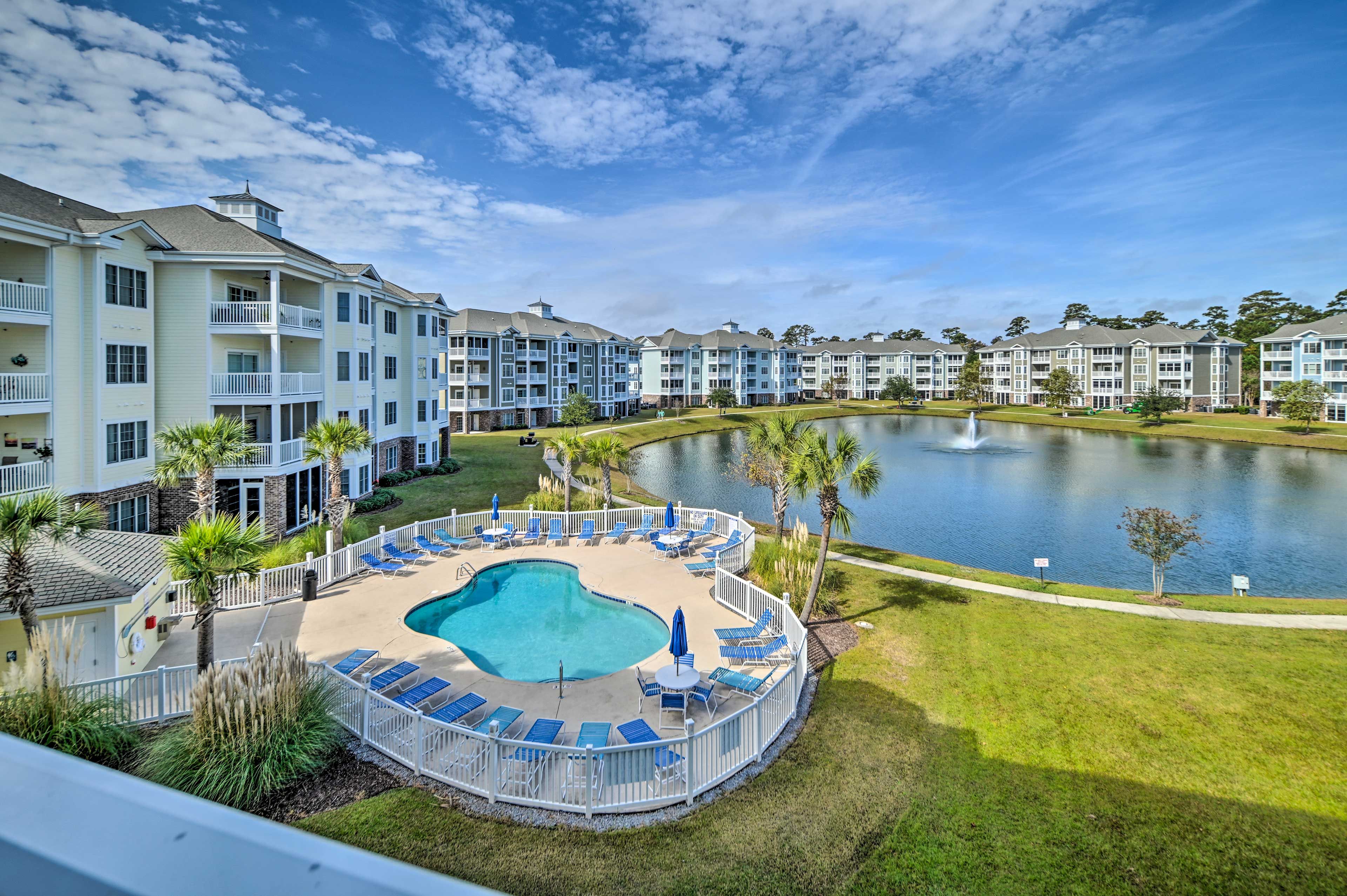 Myrtle Beach Vacation Rental | 2BR | 2BA | Step-Free Access via Elevator