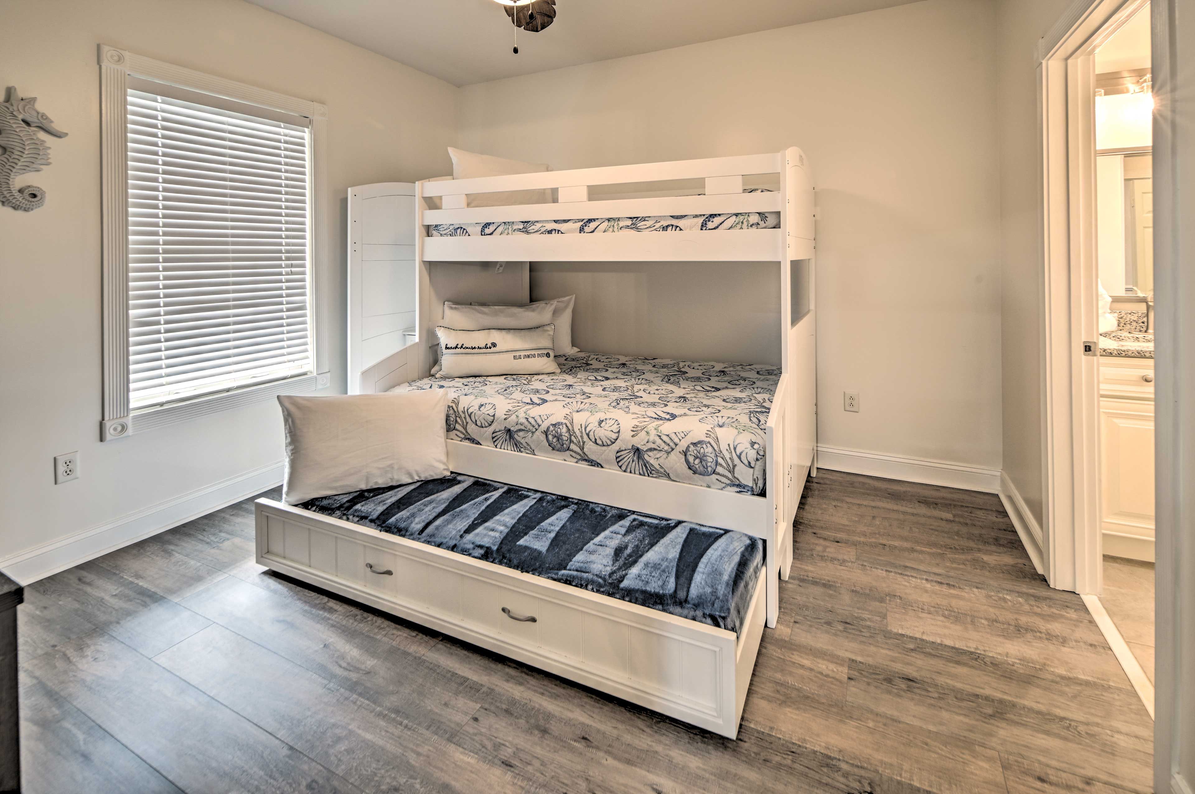 Bedroom Suite 2 | Twin/Full Bunk Bed w/ Twin Trundle | En-Suite Bathroom