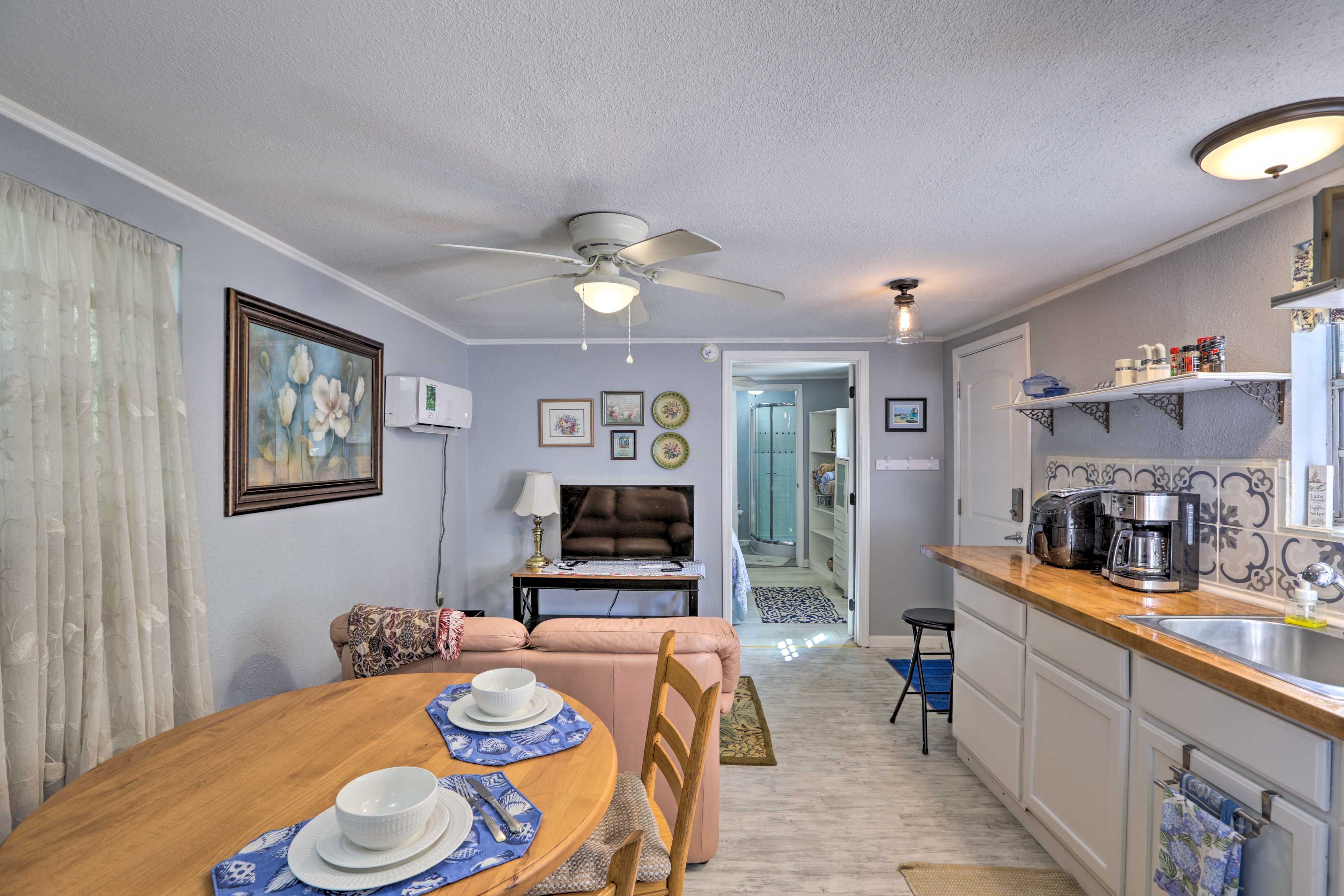 Cottage Interior | Free WiFi | Central Heat & A/C