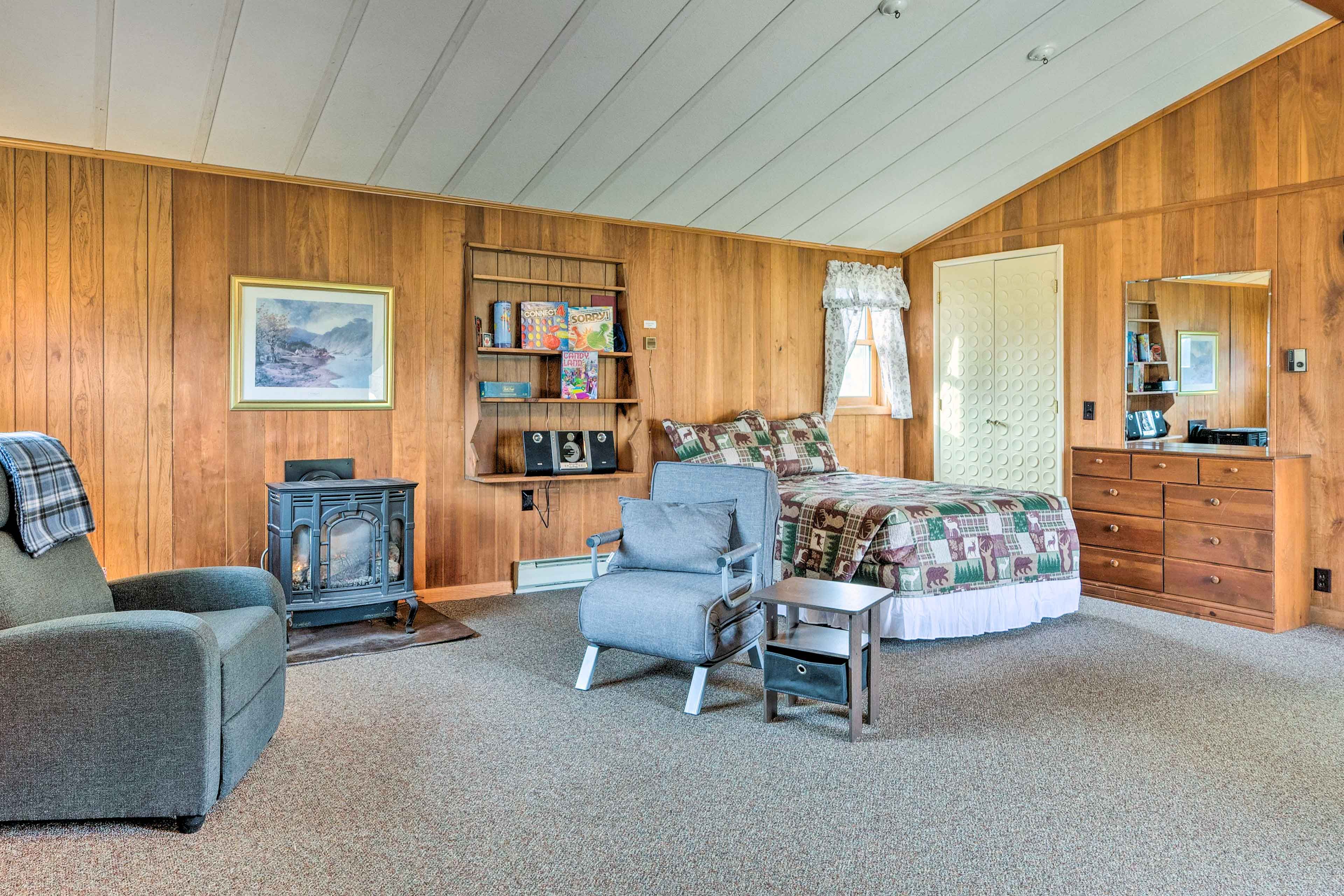 Living Area | Wood-Burning Stove