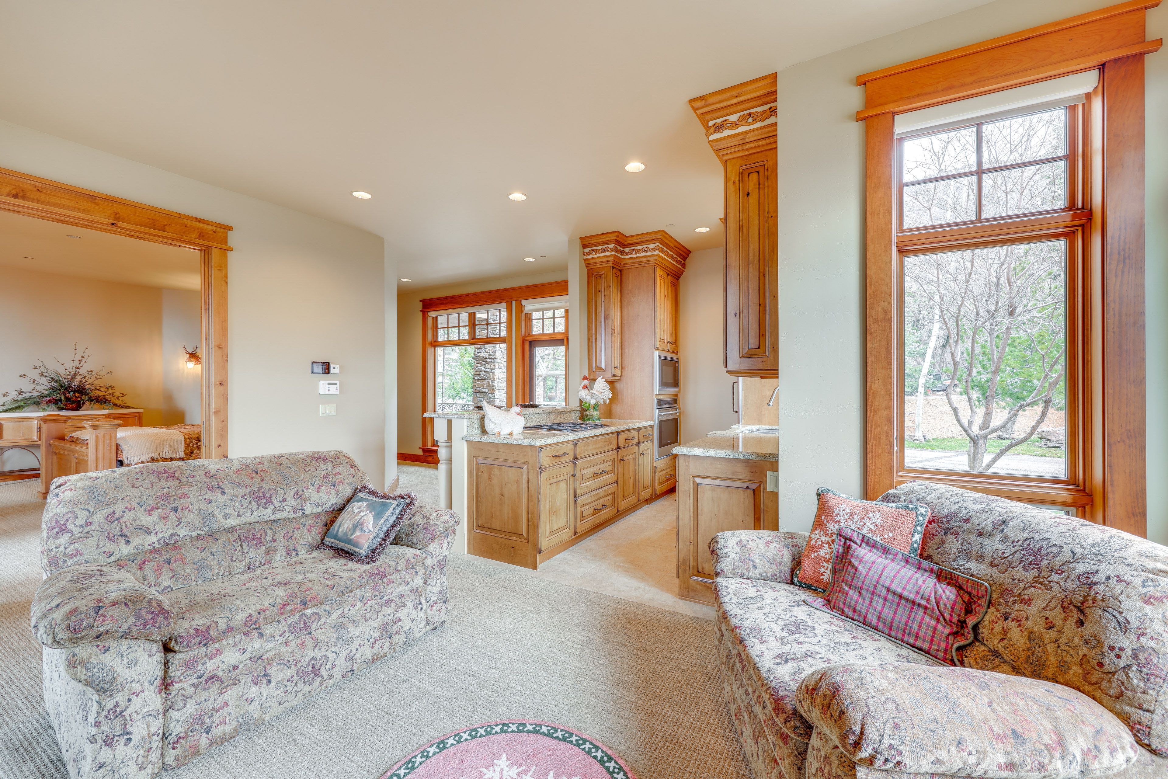 Bonus Living Area & Kitchen | Main Level | Smart TV | Wood-Burning Stove