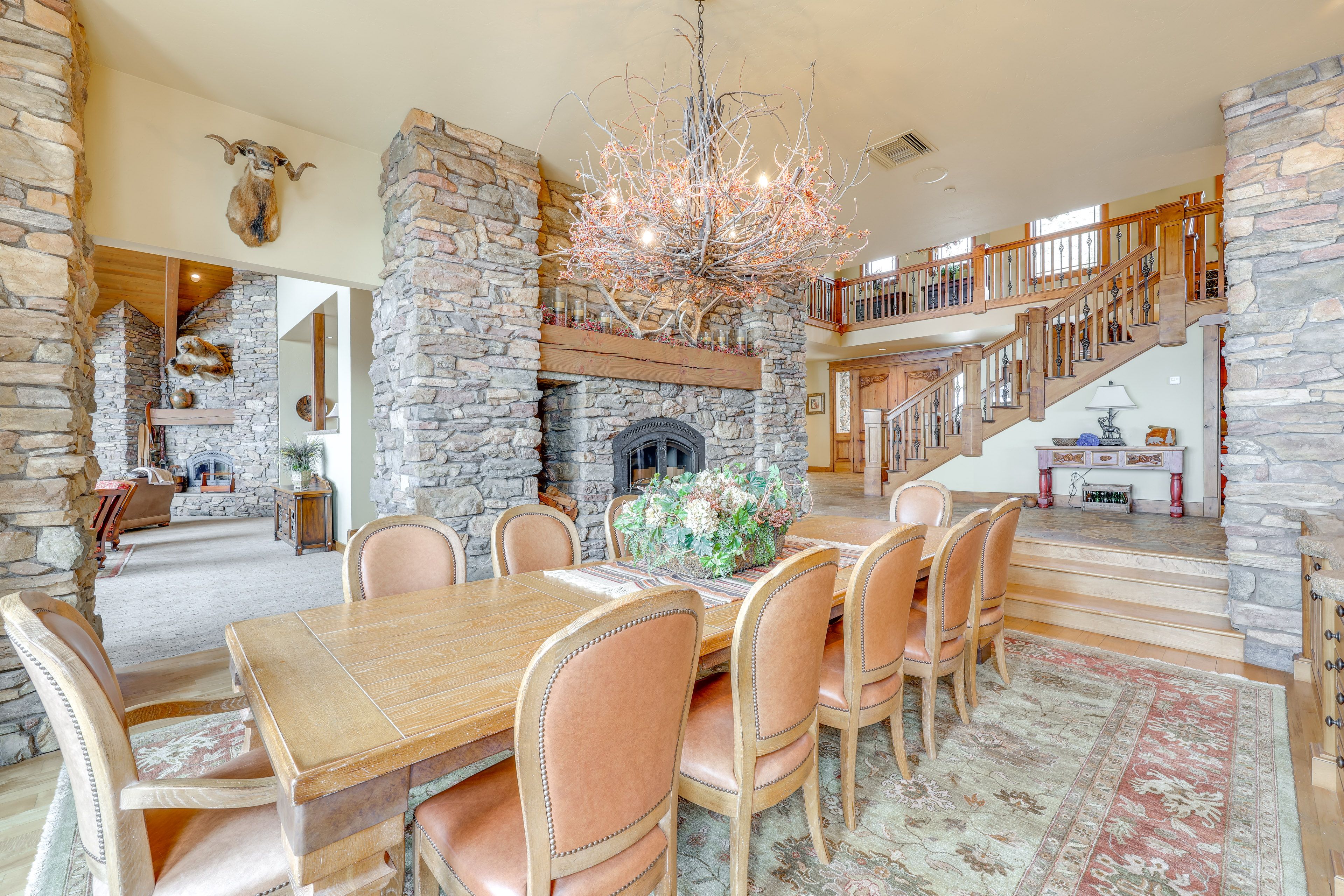 Main Dining Room | Main Level | Fireplace