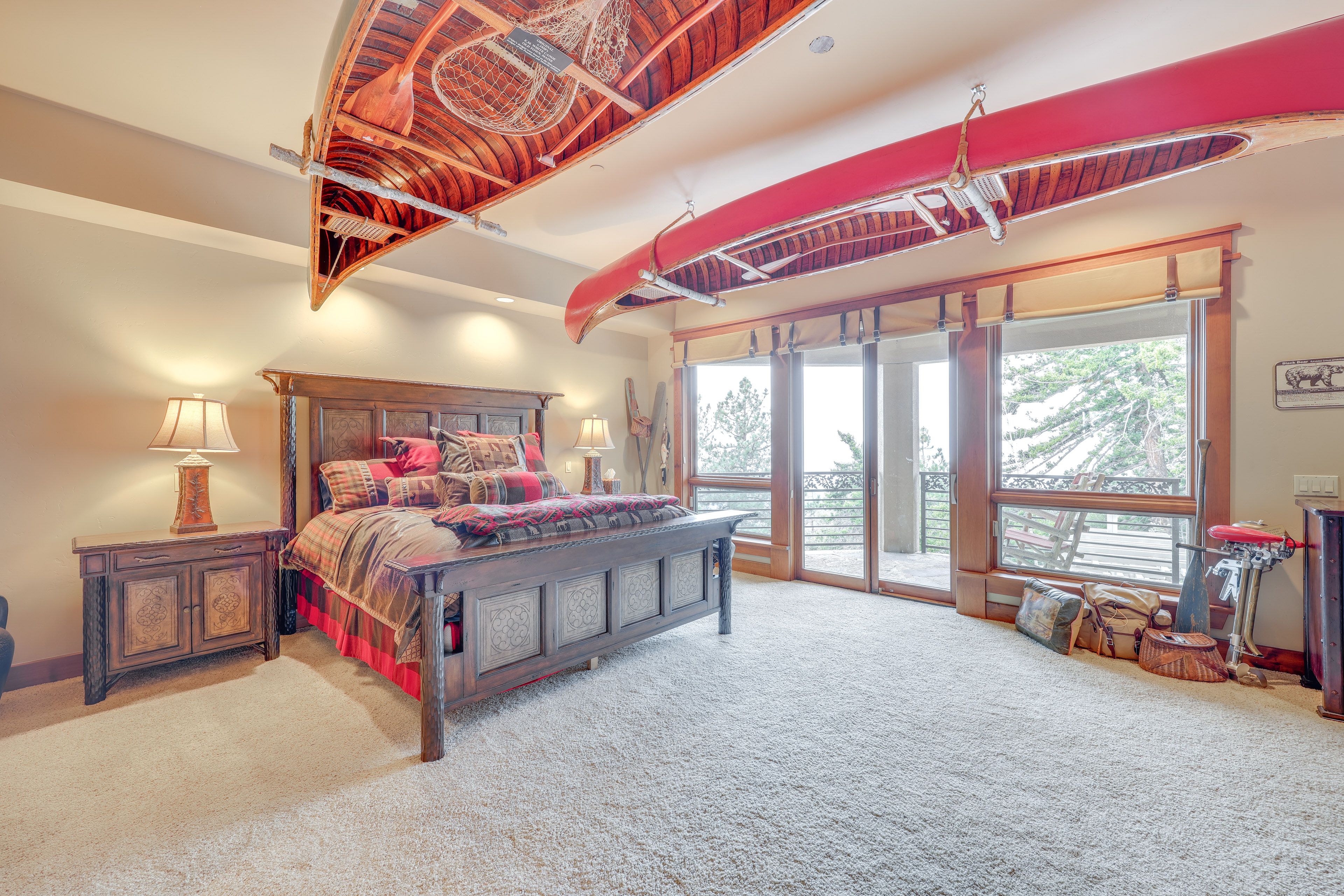 Bedroom 2 | Upper Level | Queen Bed | Smart TV | Balcony Access