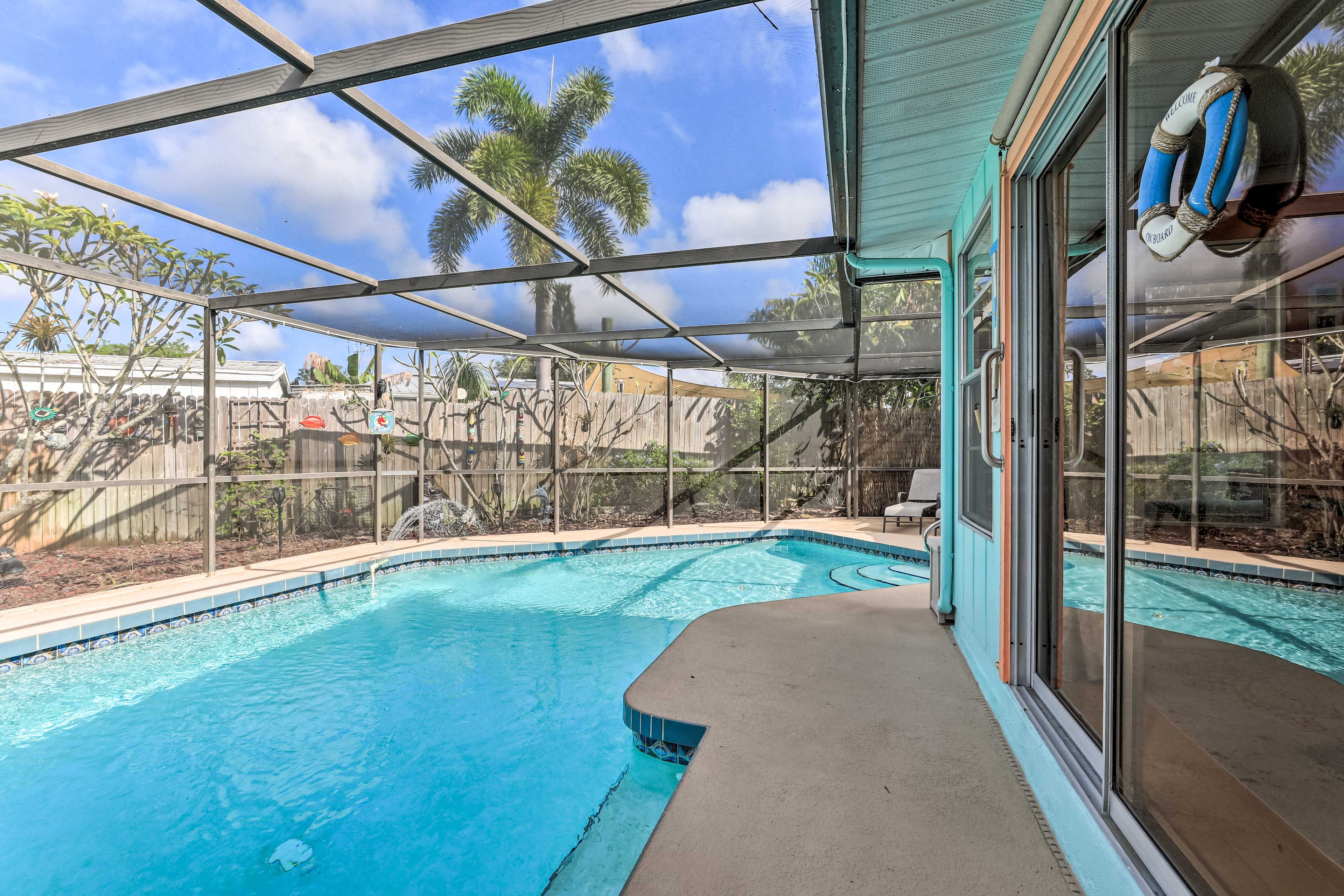 Pool Area (Heated to 85 Degrees)
