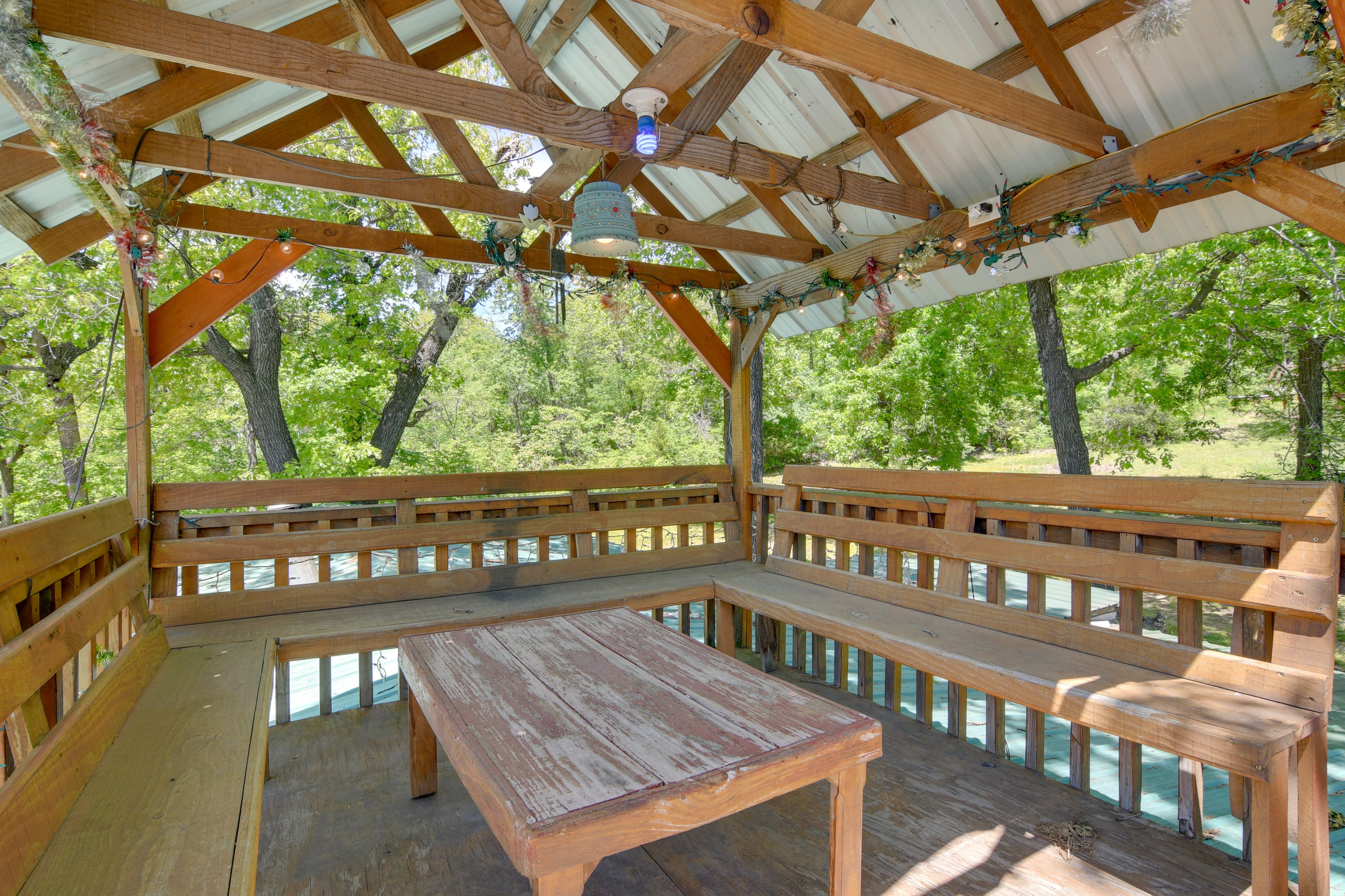 Covered Rooftop Deck