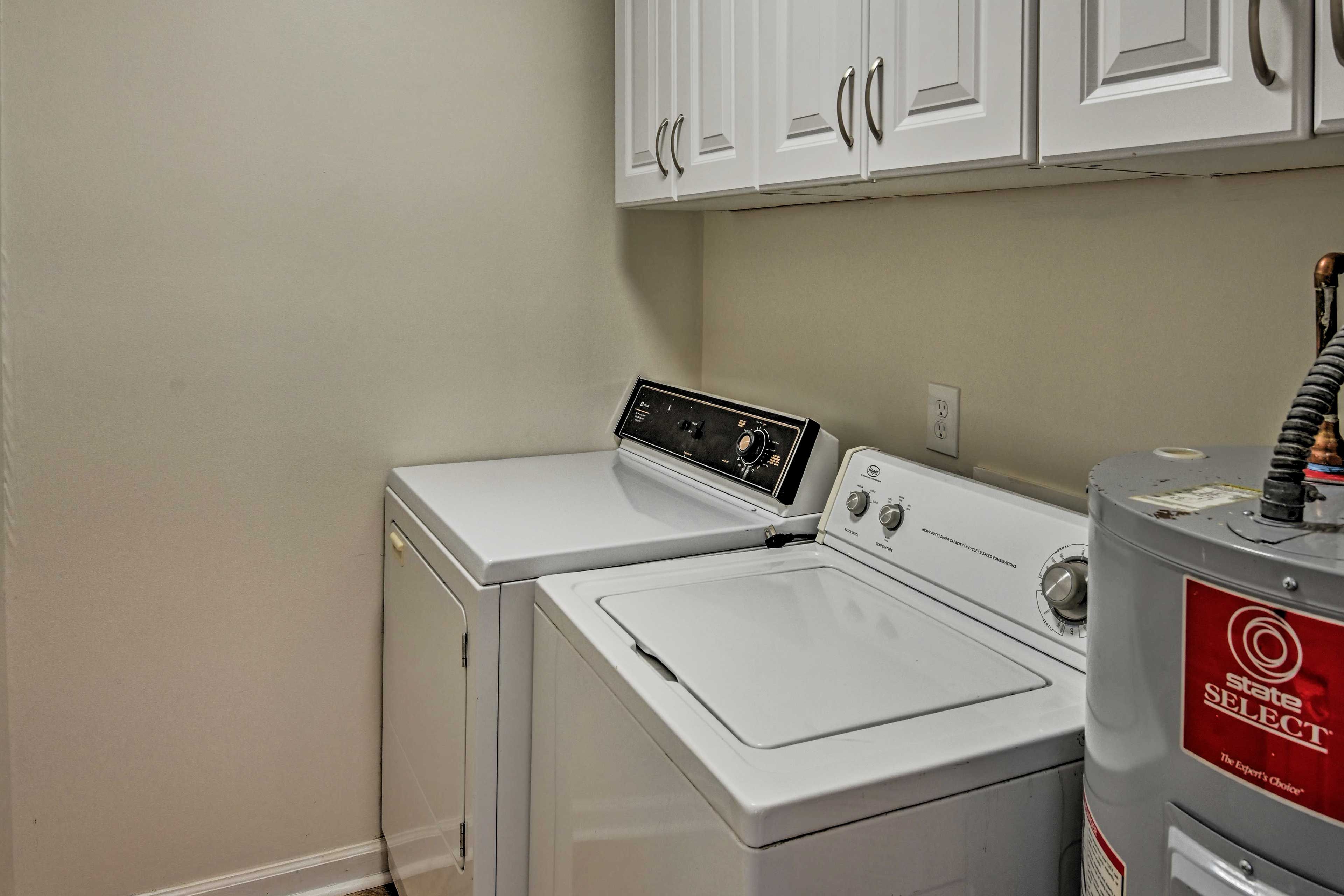 In-Unit Laundry | Laundry Detergent Provided