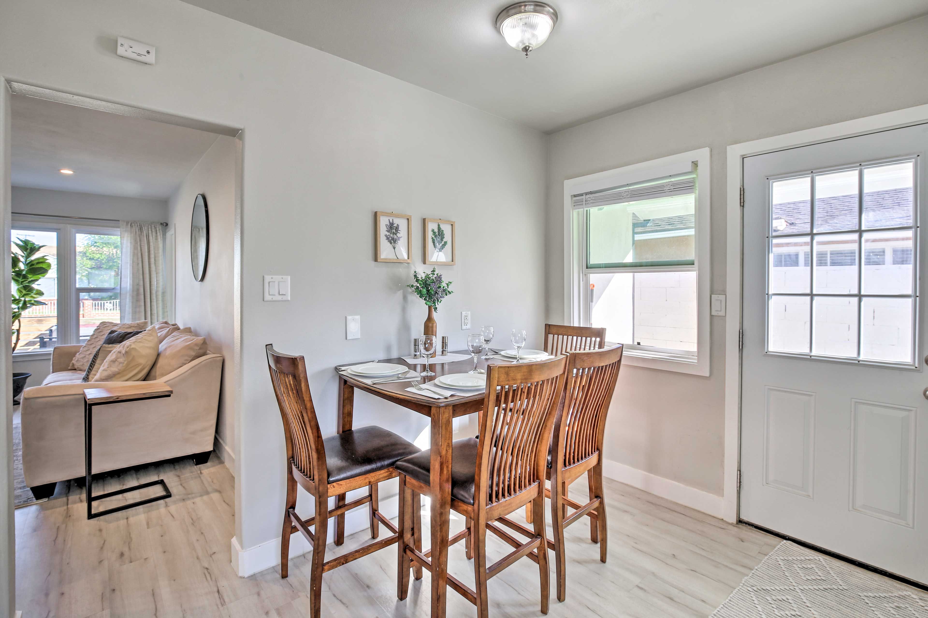 Dining Area | Central Heating | Well-Equipped Kitchen