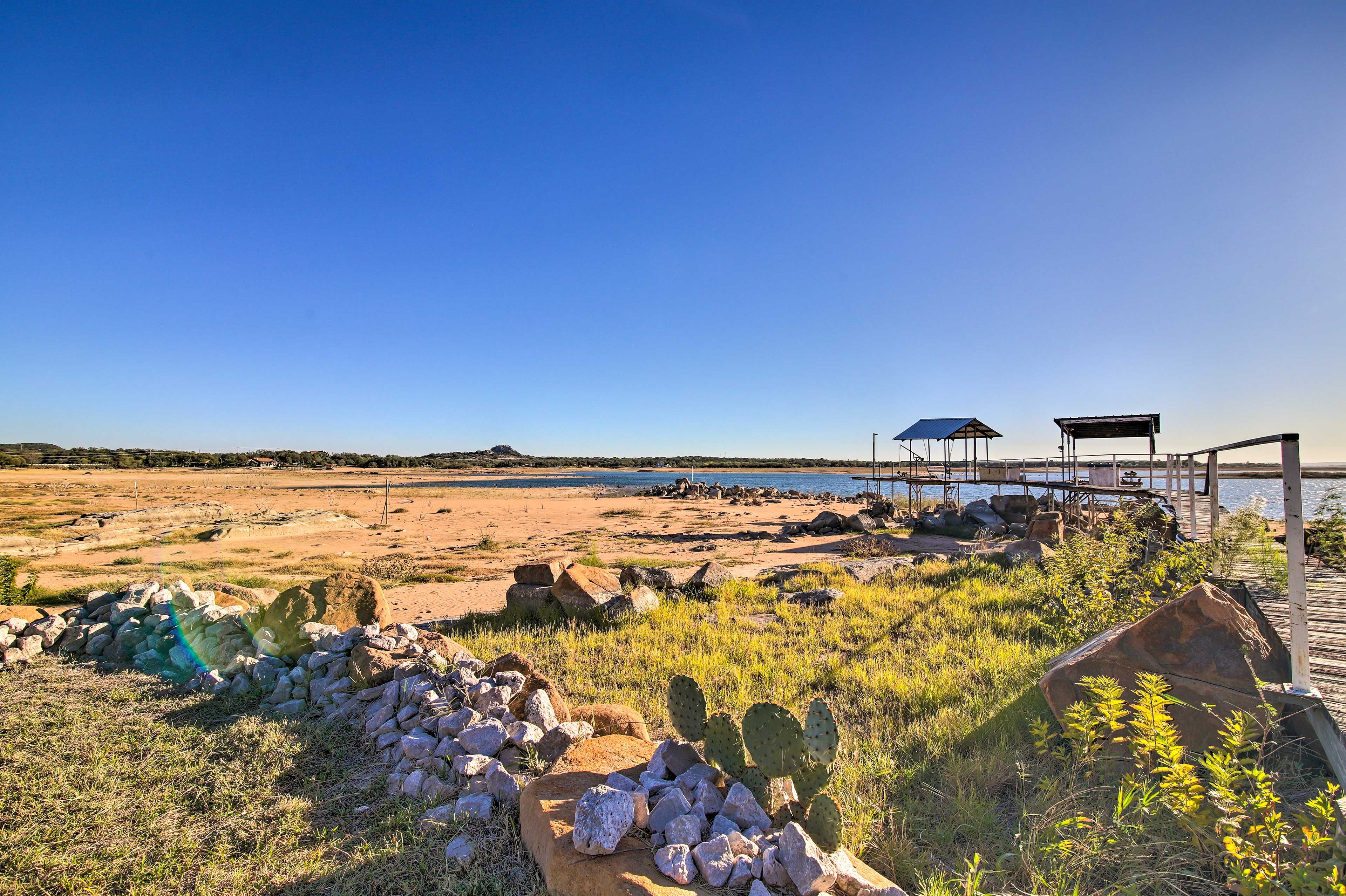 Private Lakefront Beach