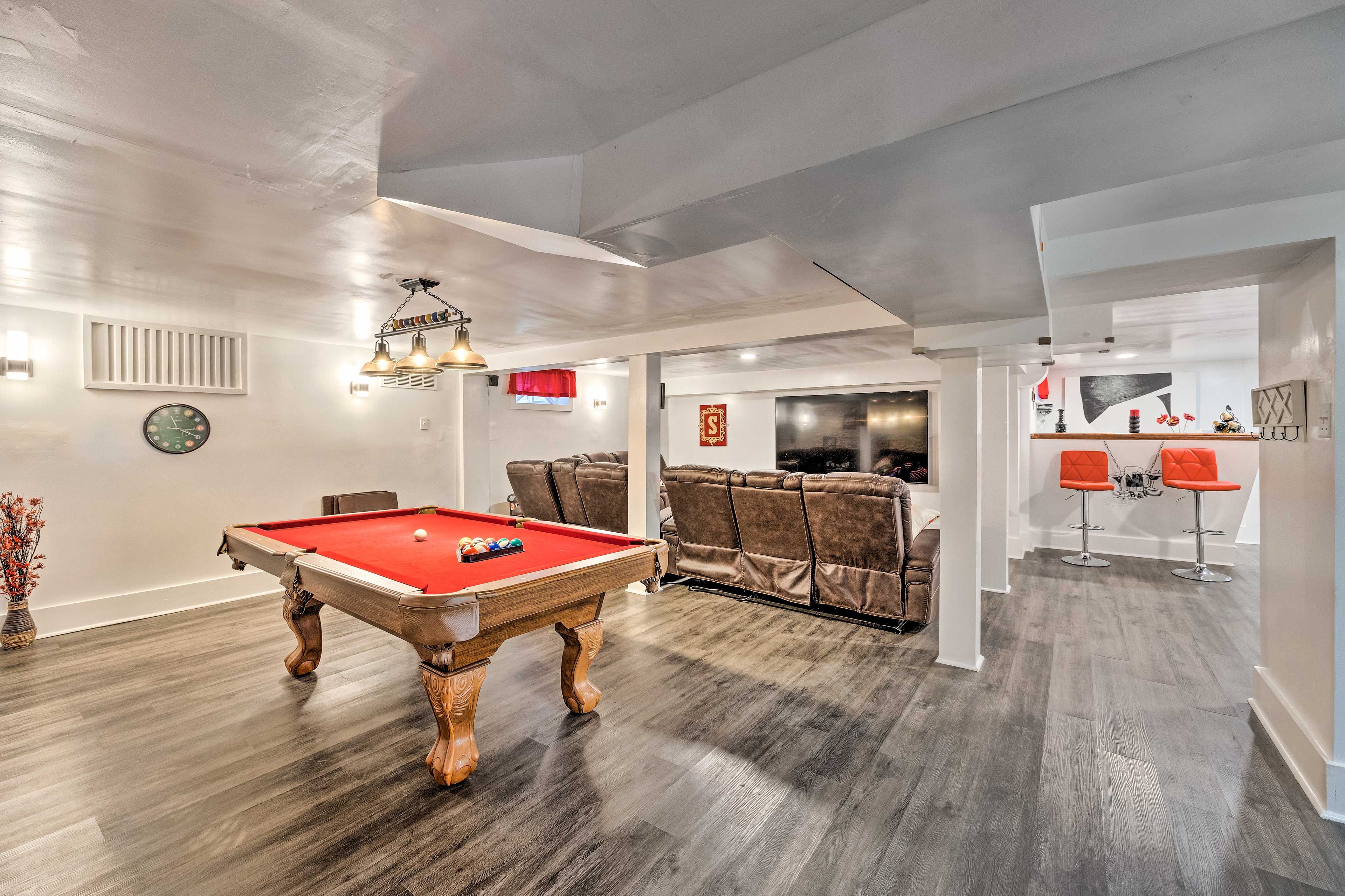 Game Room | Free WiFi | 1st-Floor Bedrooms/Bathrooms | Towels/Linens
