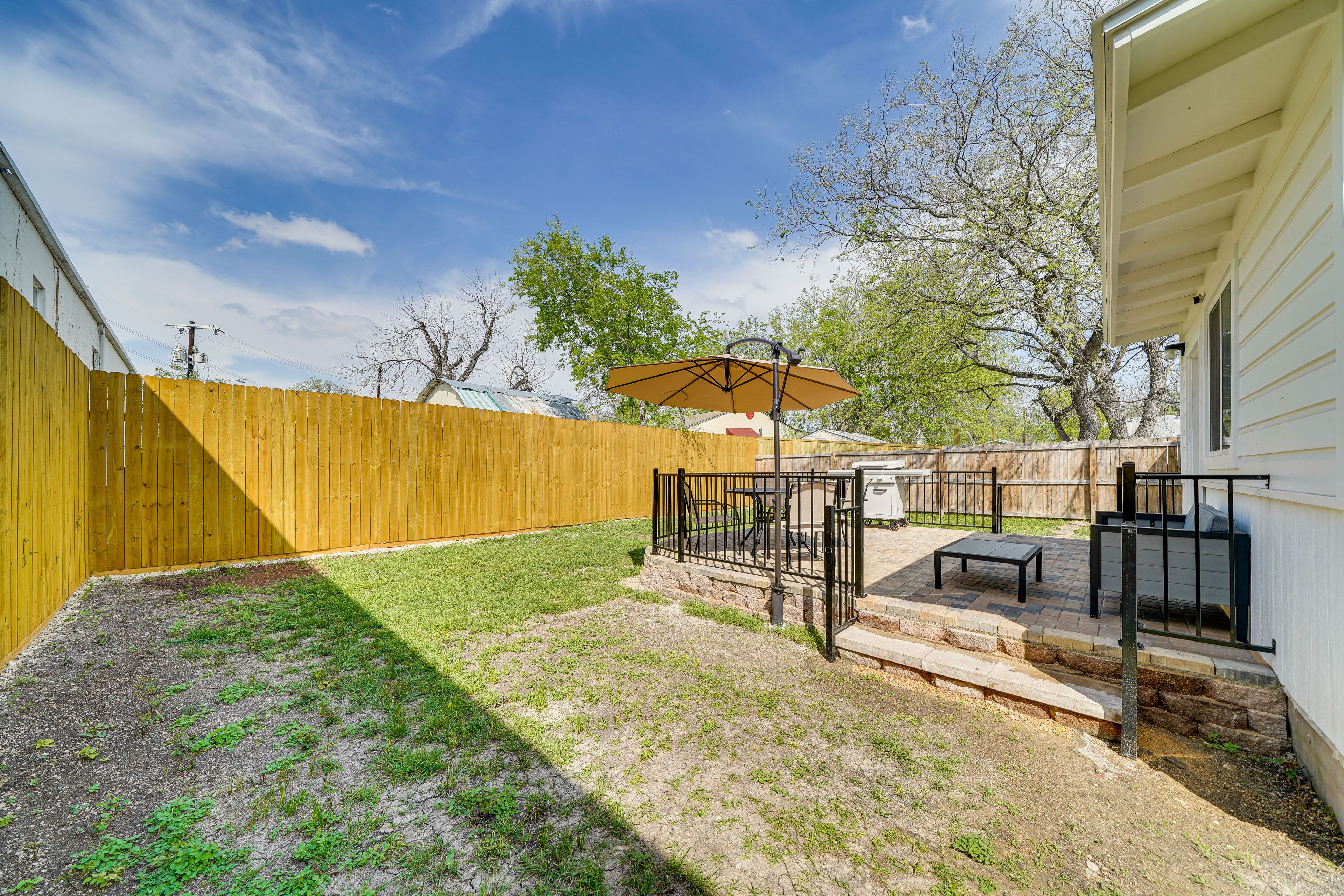 Fenced Backyard