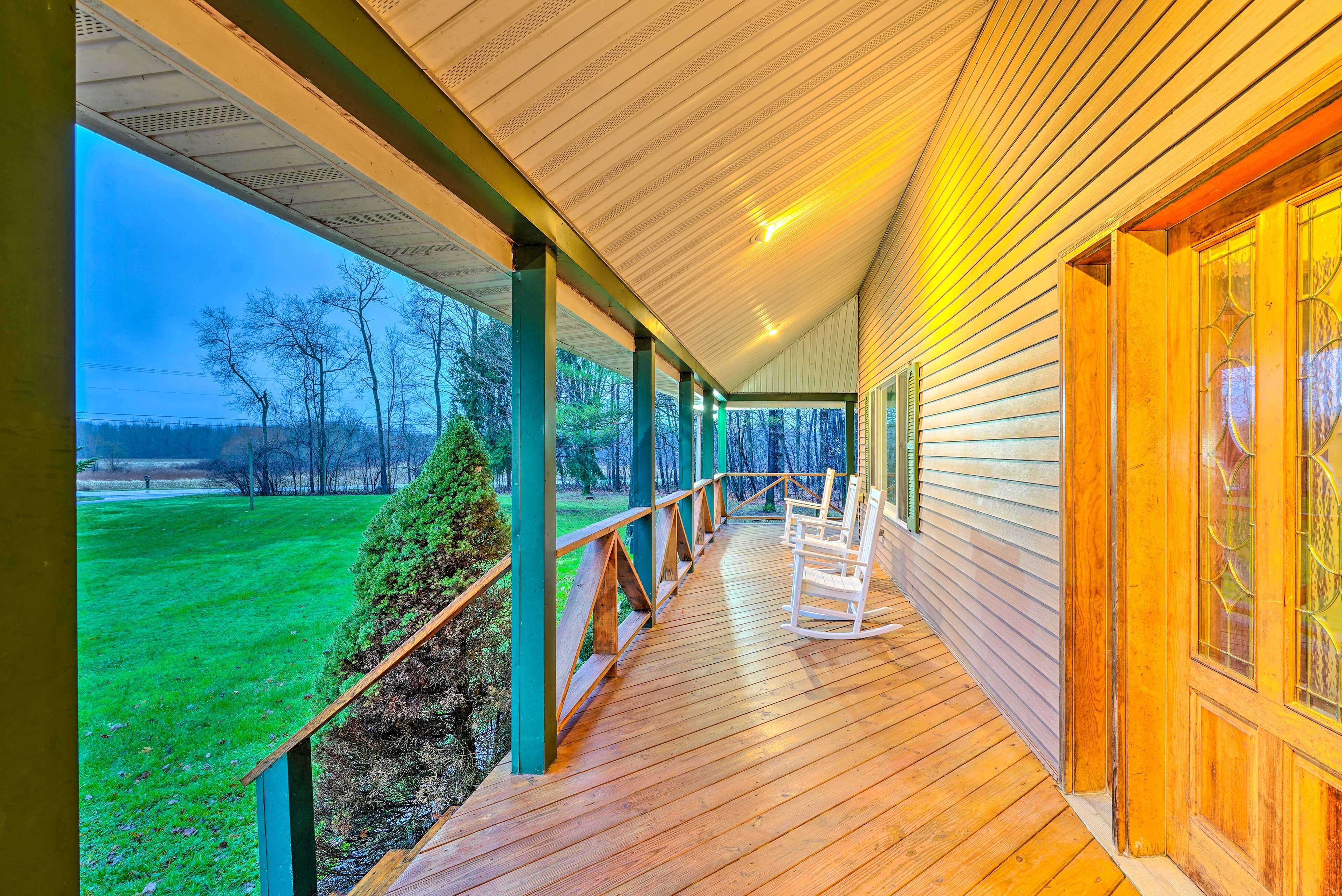 Front Entry | Wrap-Around Porch | Ring Doorbell Device