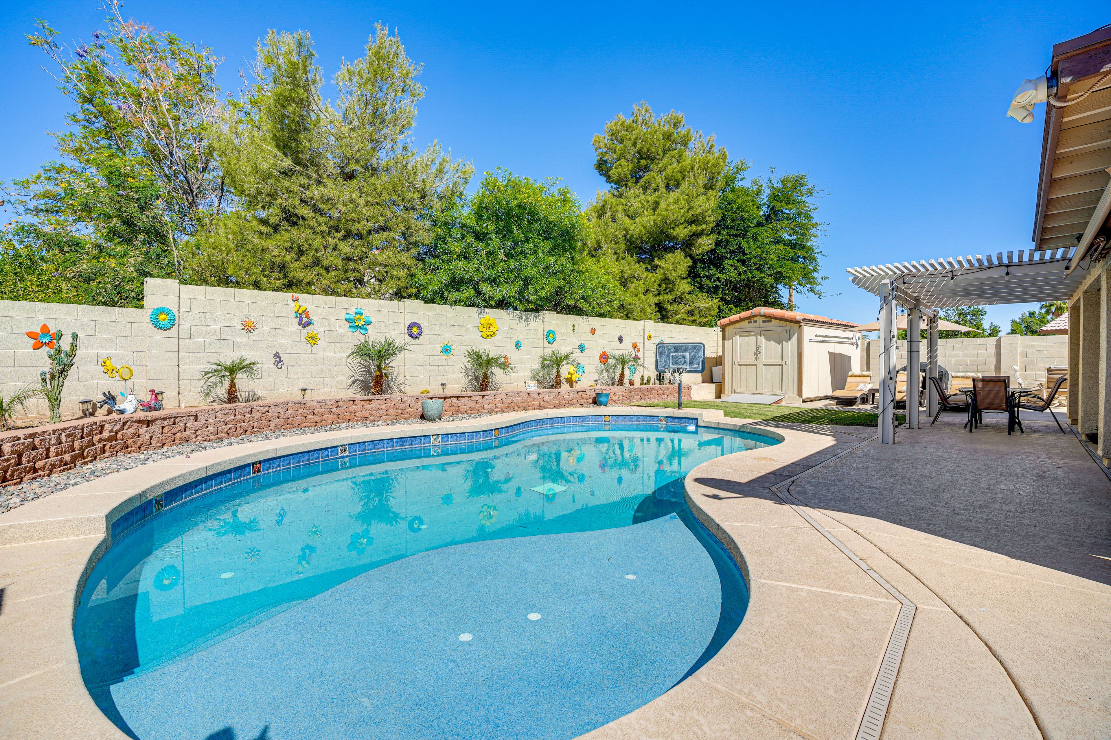 Surprise Vacation Rental | 4BR | 3BA | 2,300 Sq Ft | Step-Free Access