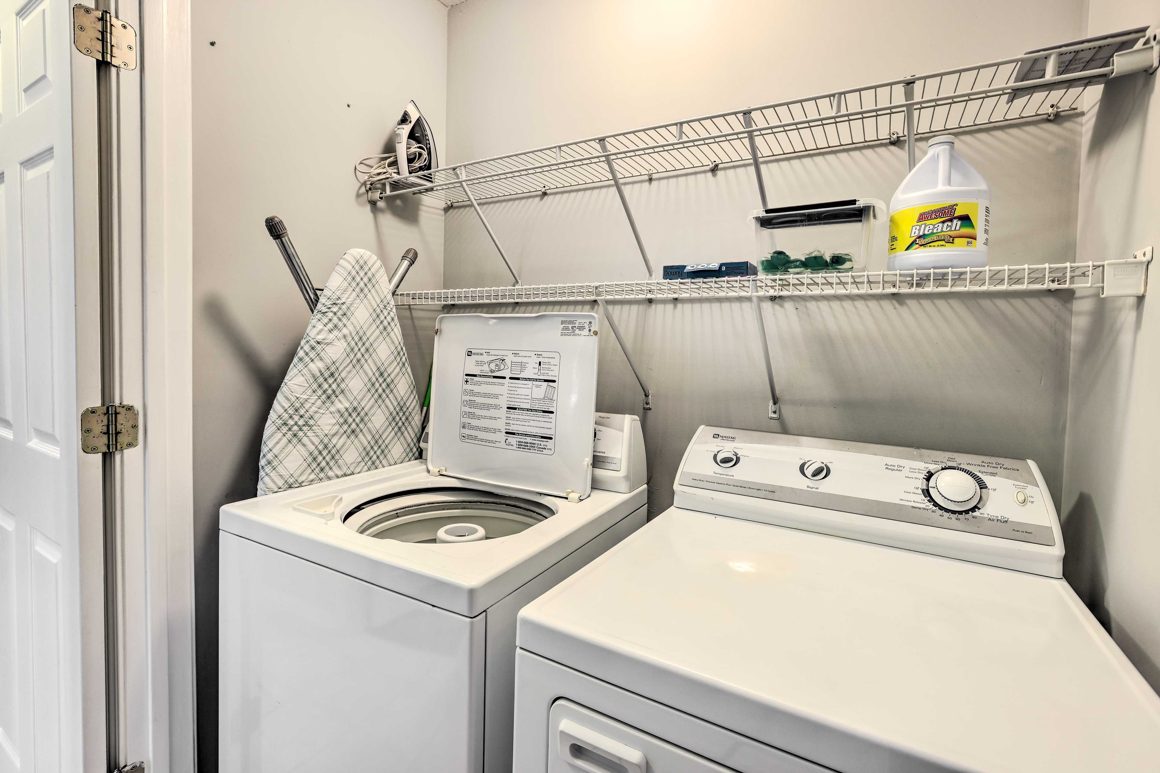 Laundry Area | Linens Provided