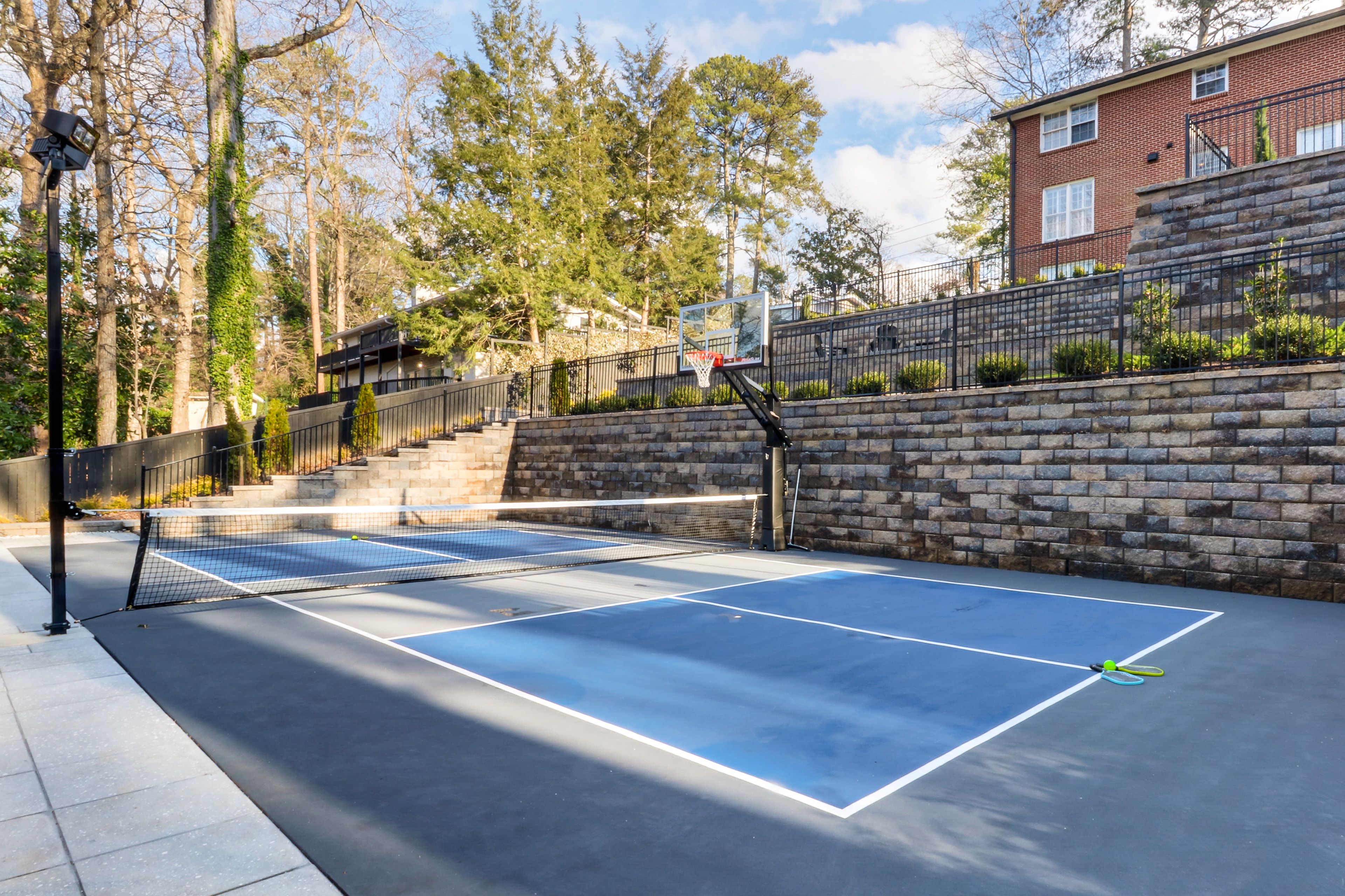 Exterior | Private Pickleball & Basketball Court