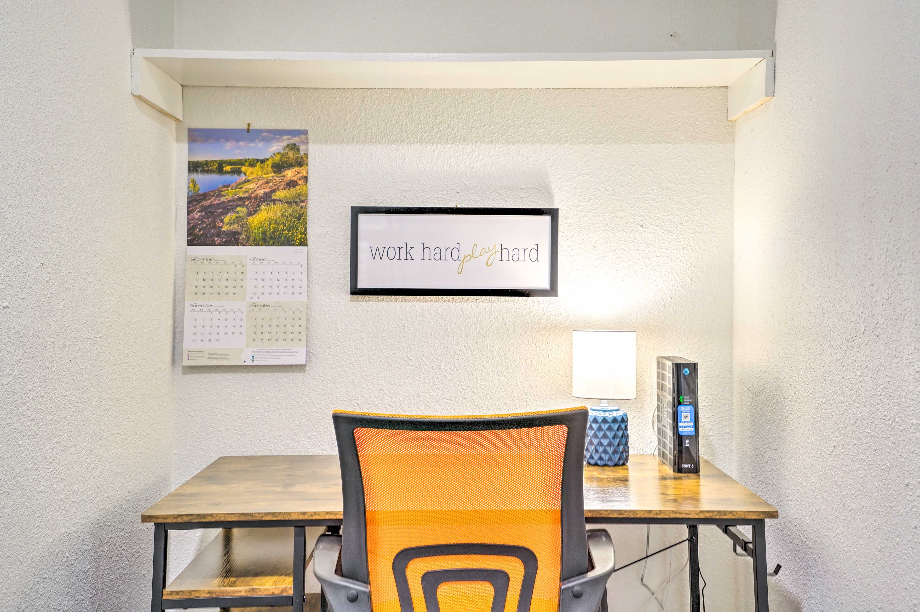 Laptop-Friendly Desk