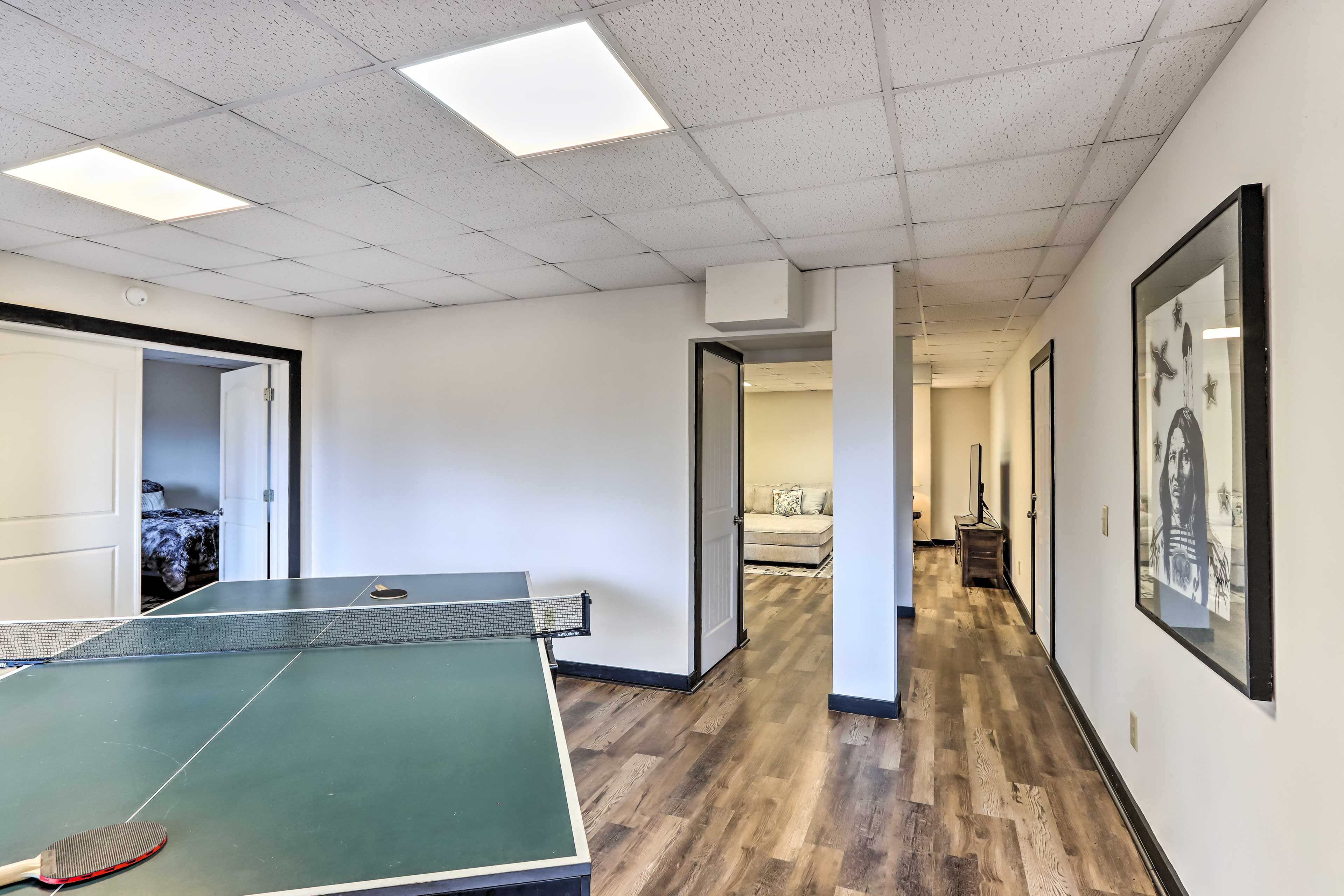 Ping Pong Table Area | Lower Level